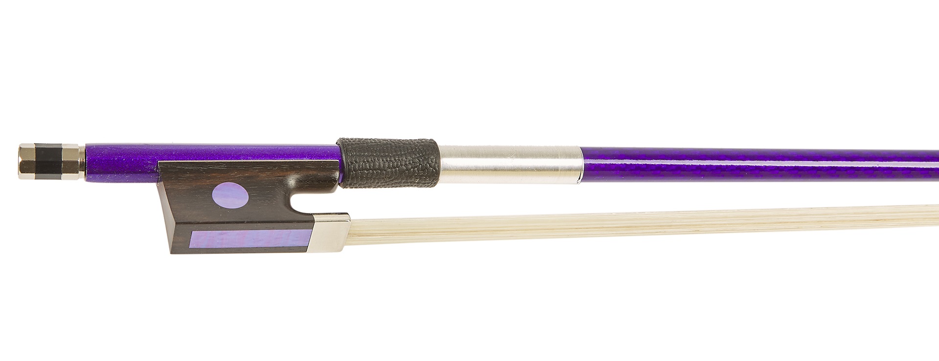 Glasser Texalium Violin Bow 4/4 Purple (obrázek 3)