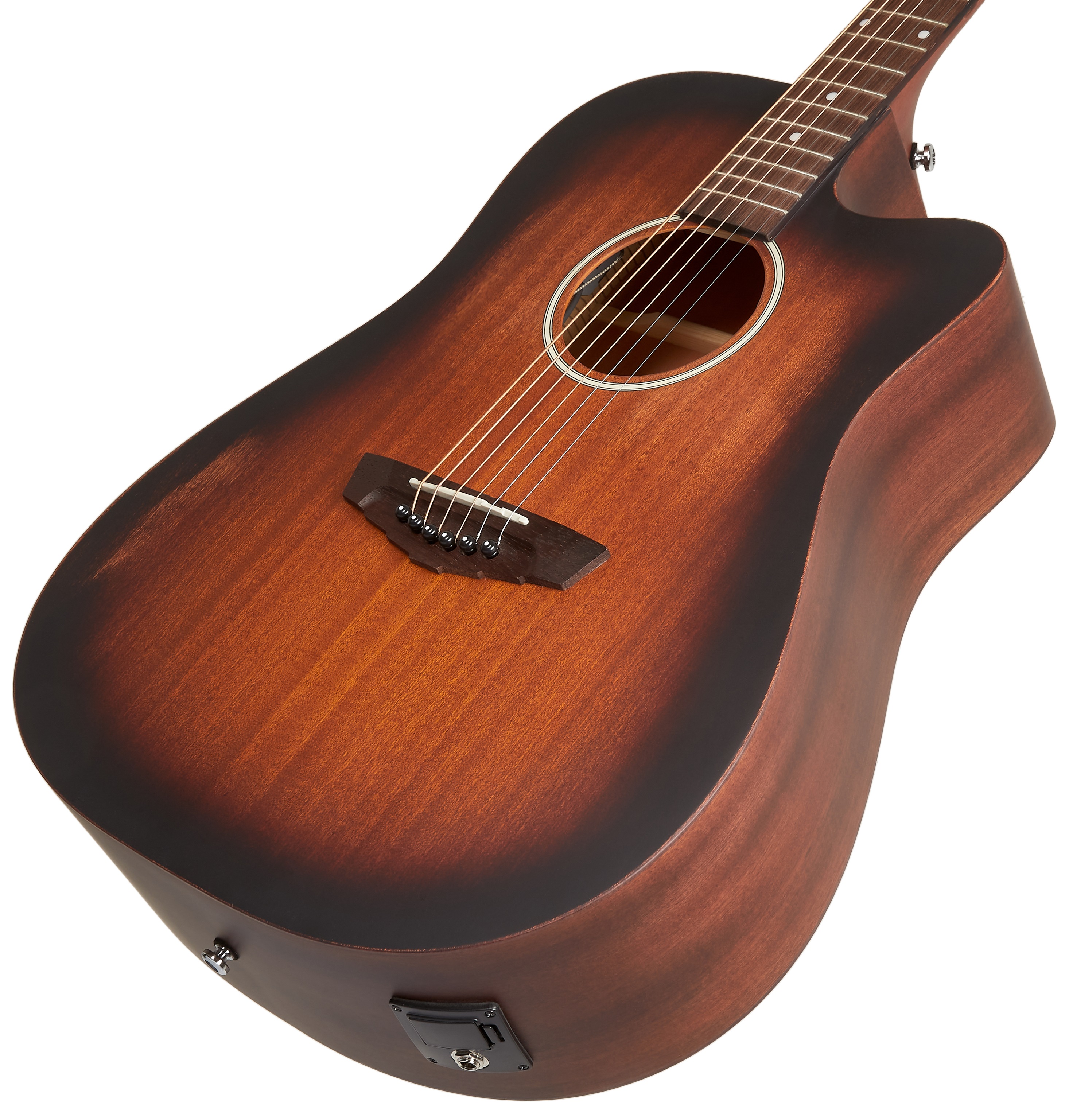 D'Angelico Bowery LS Dreadnought CE Aged Mahogany (obrázek 3)