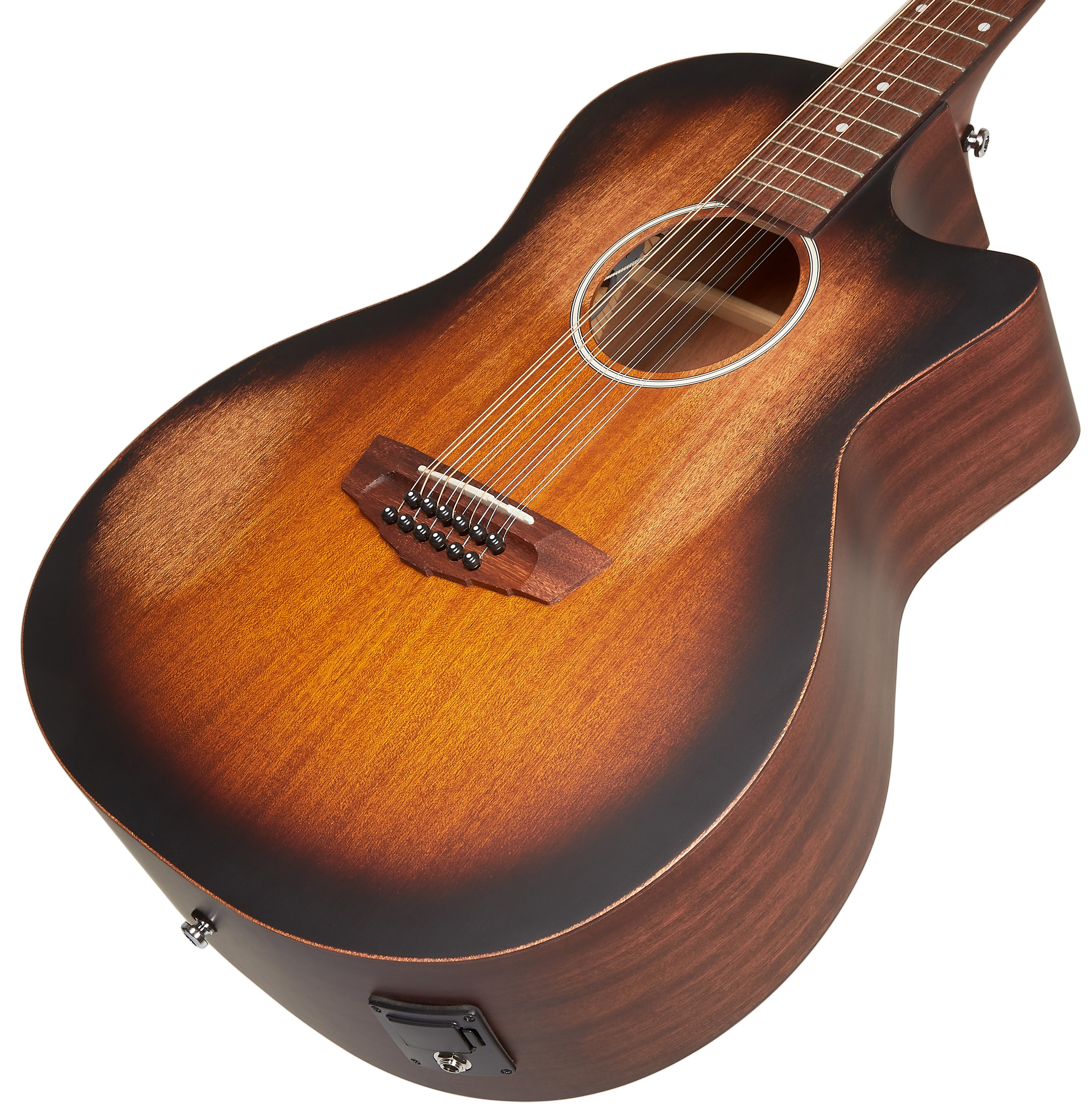 D'Angelico Fulton LS Grand Auditorium 12-String CE Aged Mahogany (obrázek 3)