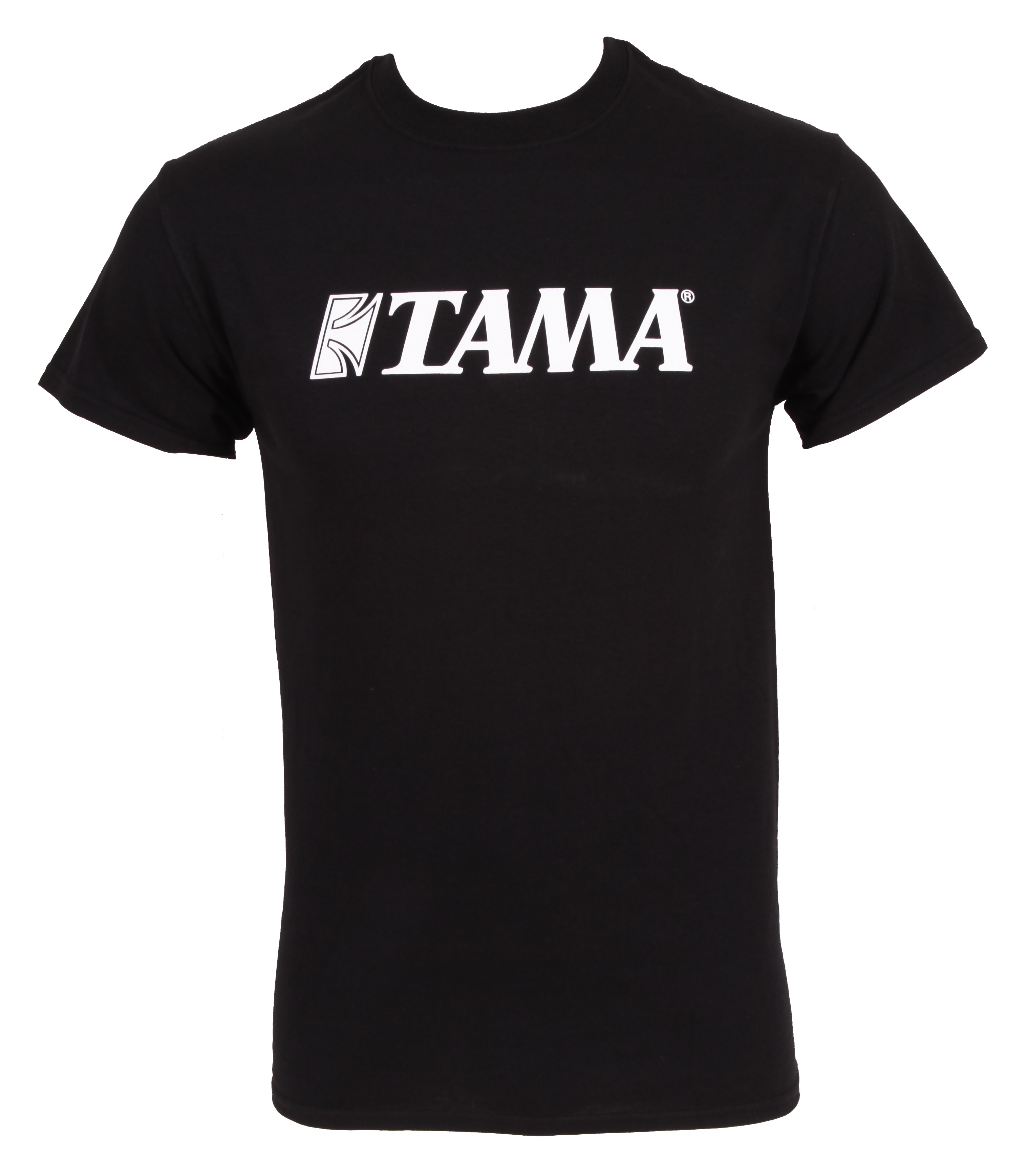 Levně Tama Black T-Shirt White Logo Medium