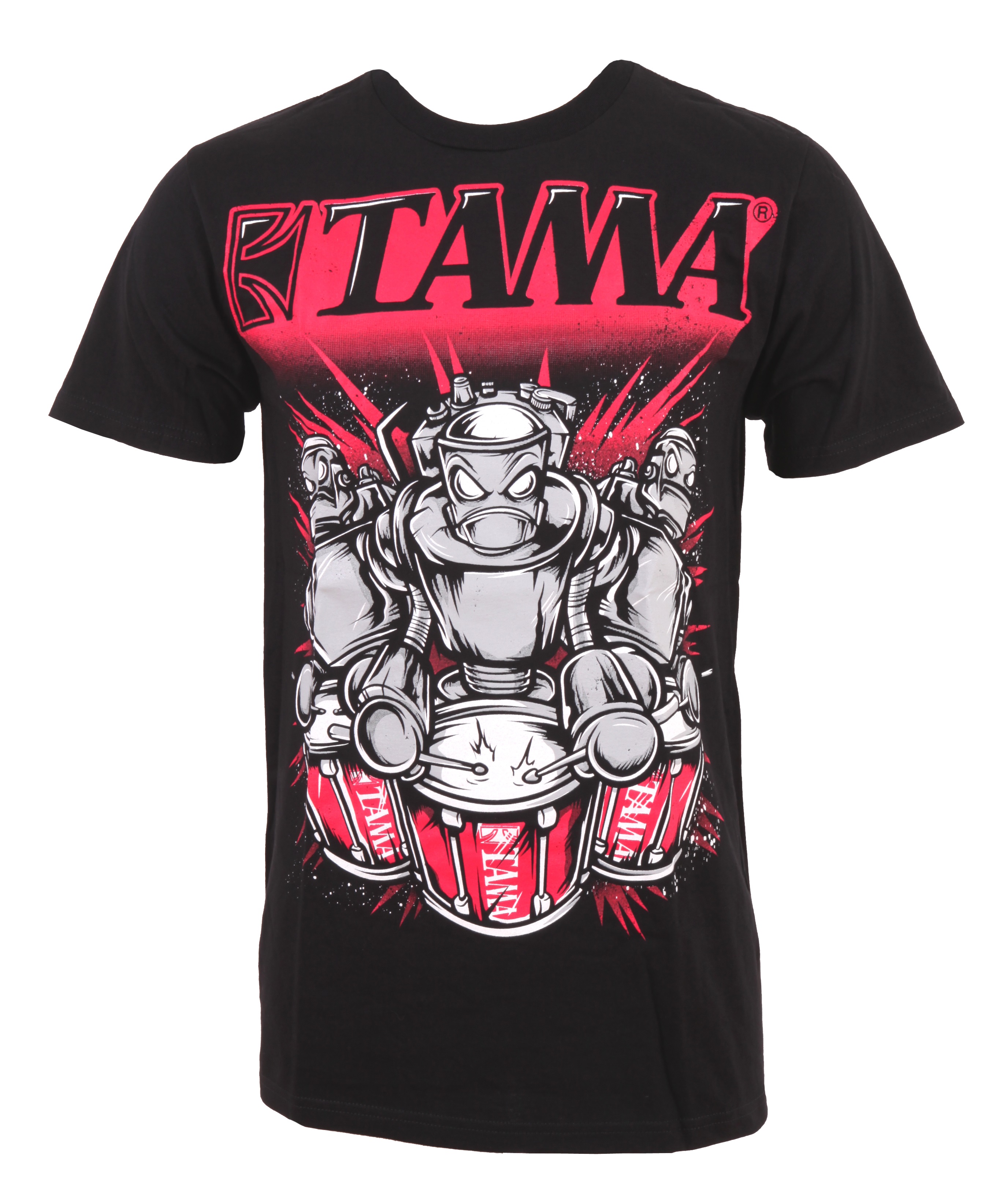 Levně Tama Black T-Shirt Robot Tee XL