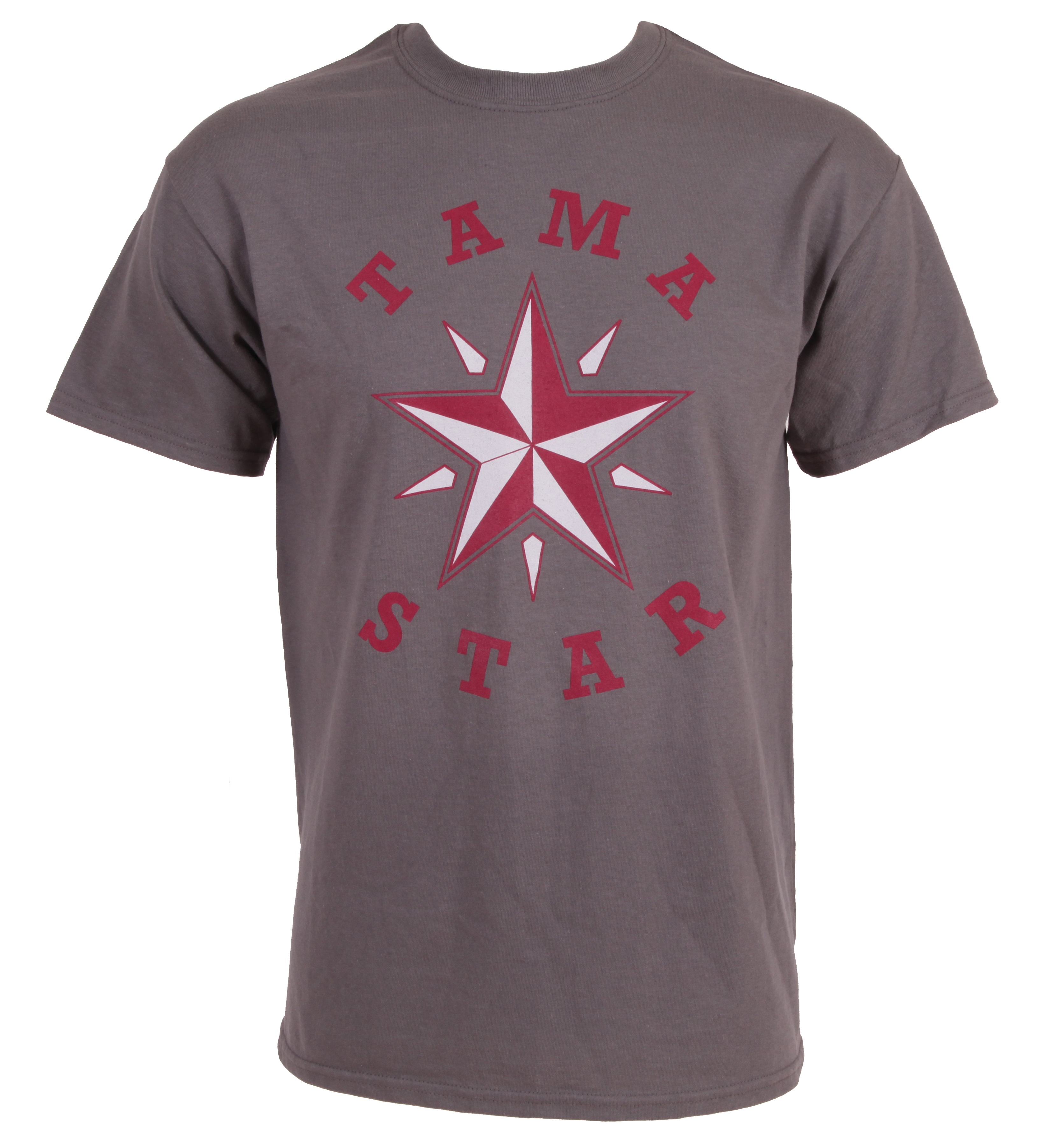 Levně Tama Grey T-Shirt Red-White Star Small
