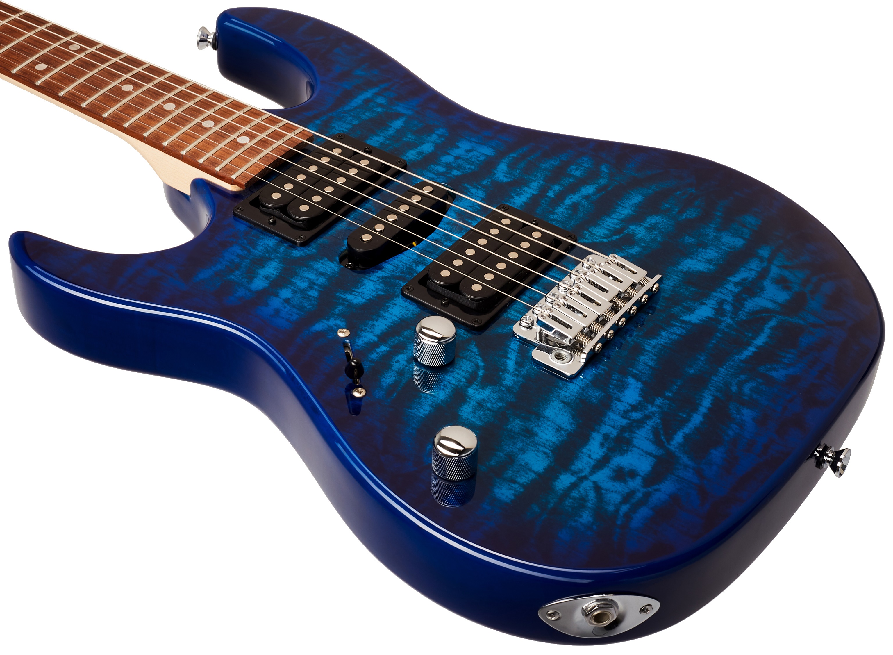 Ibanez GRX70QAL Transparent Blue Burst (obrázek 3)