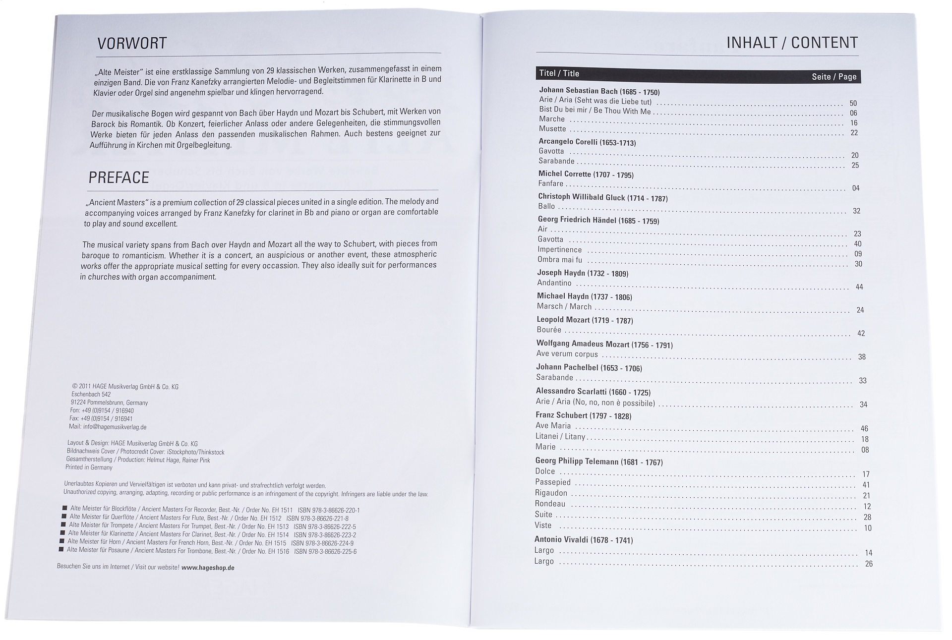 MS Ancient masters for clarinet in Bb and piano/organ (obrázek 3)