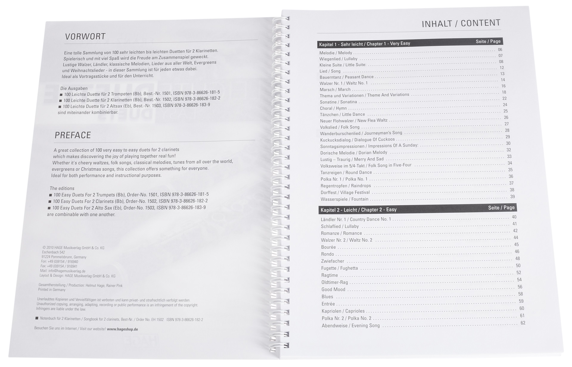 MS 100 Easy duets for 2 clarinets (obrázek 3)