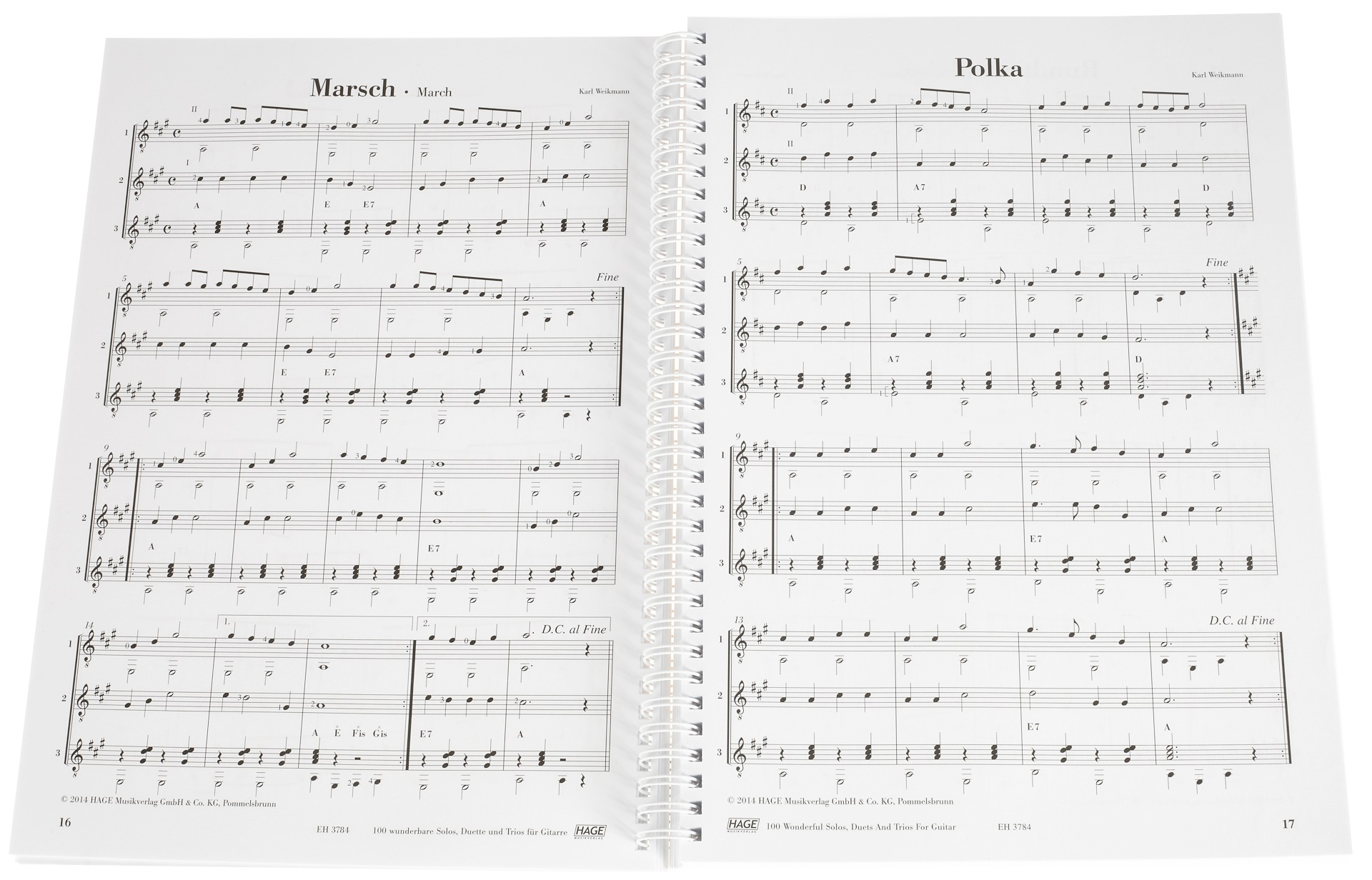 MS 100 wonderful solos, duets and trios for guitar (obrázek 5)