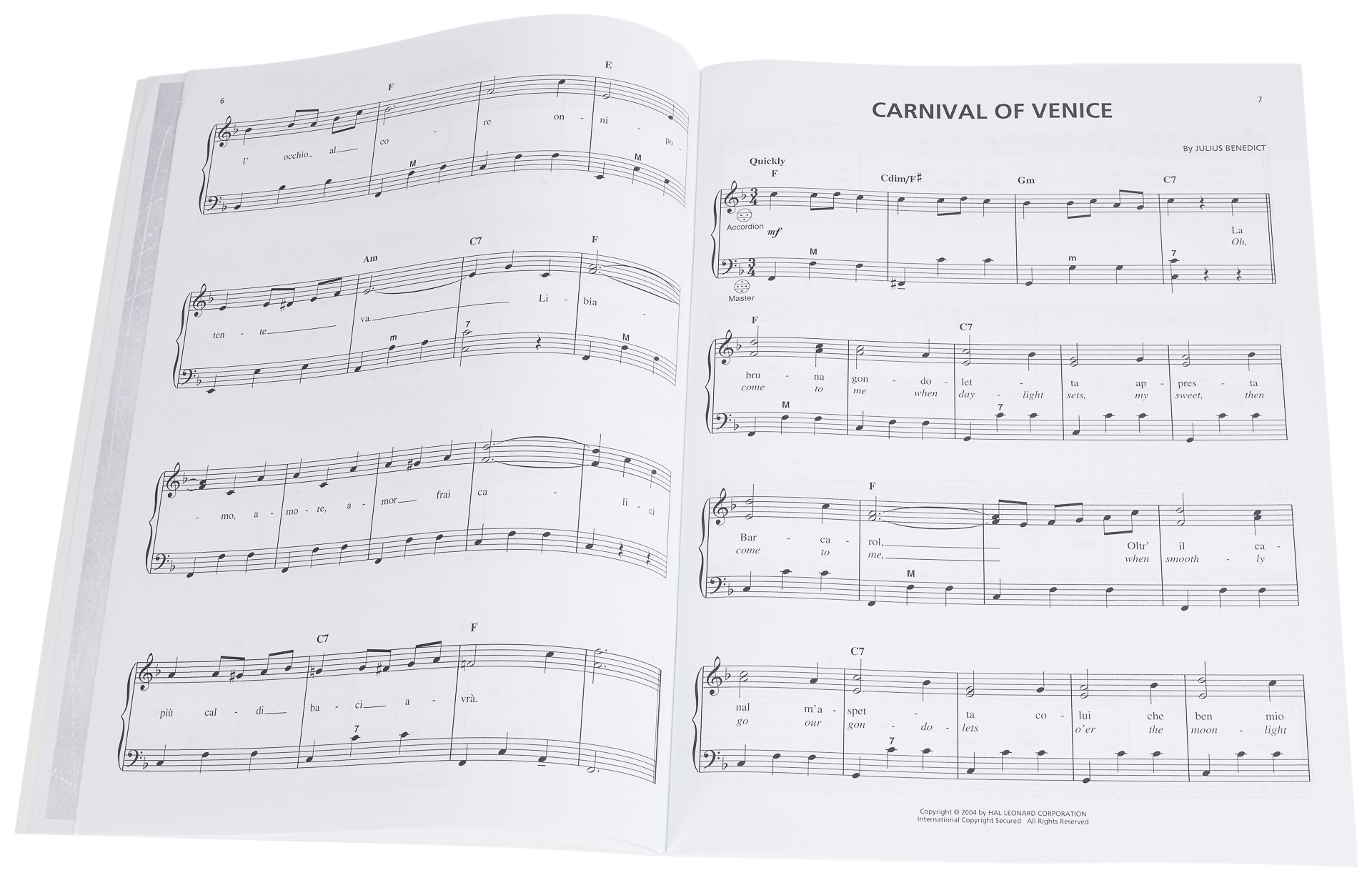 MS Italian Songs For Accordion (obrázek 4)