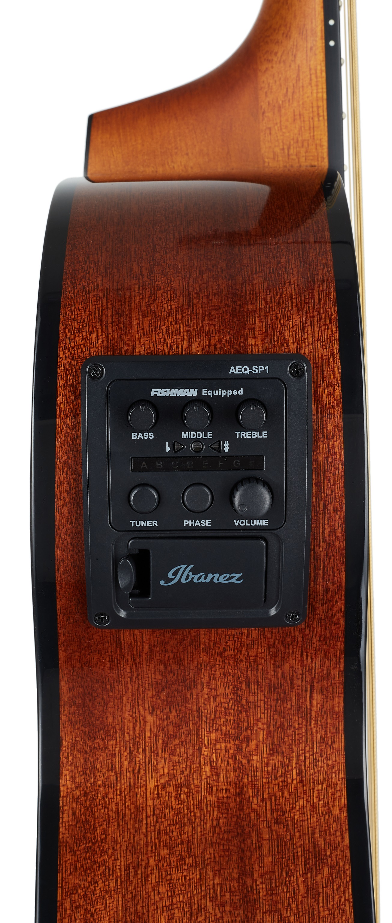 Ibanez AEWC11 Transparent Charcoal Burst (obrázek 4)