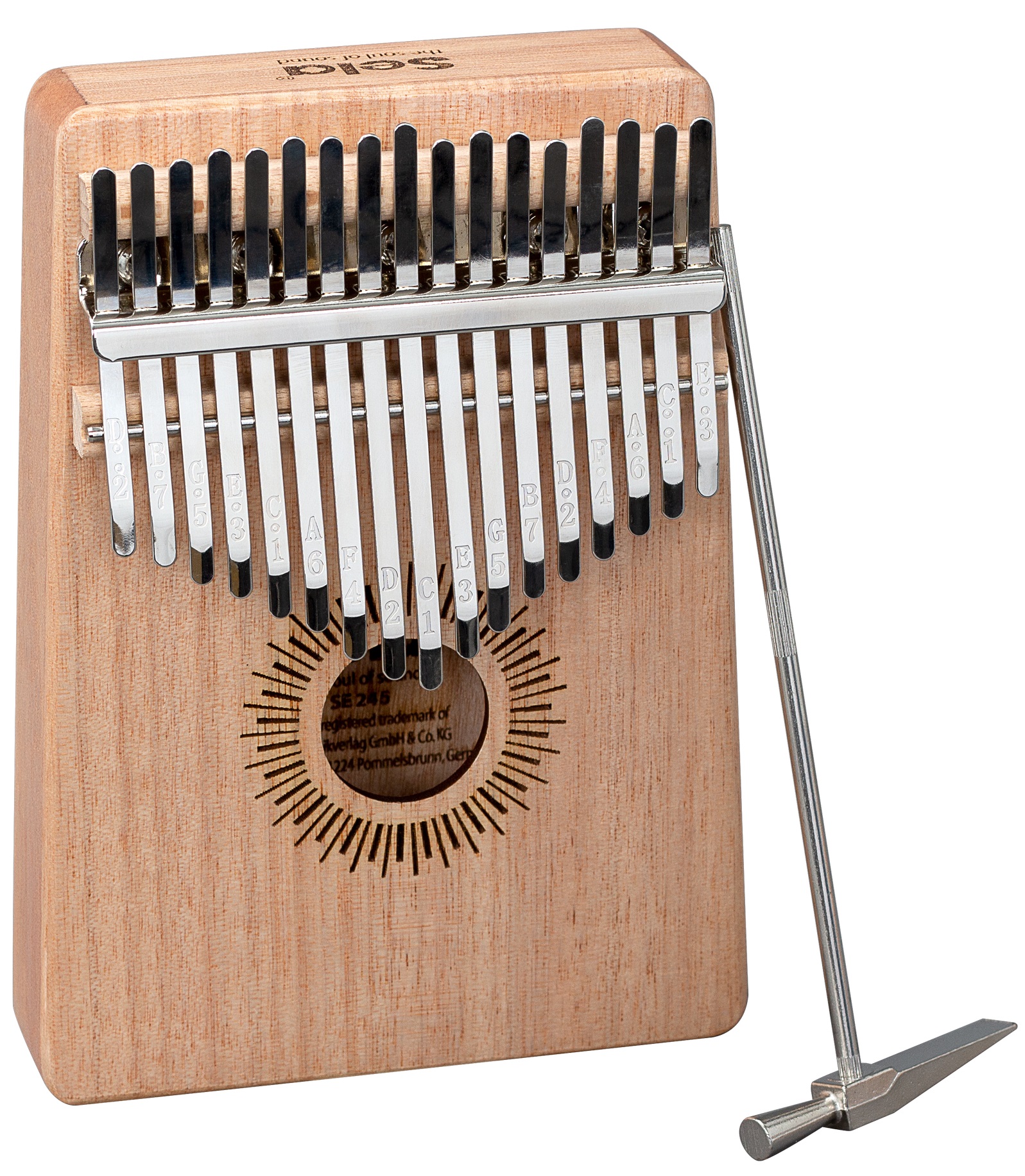 Sela Kalimba Mahogany 17 (obrázek 4)
