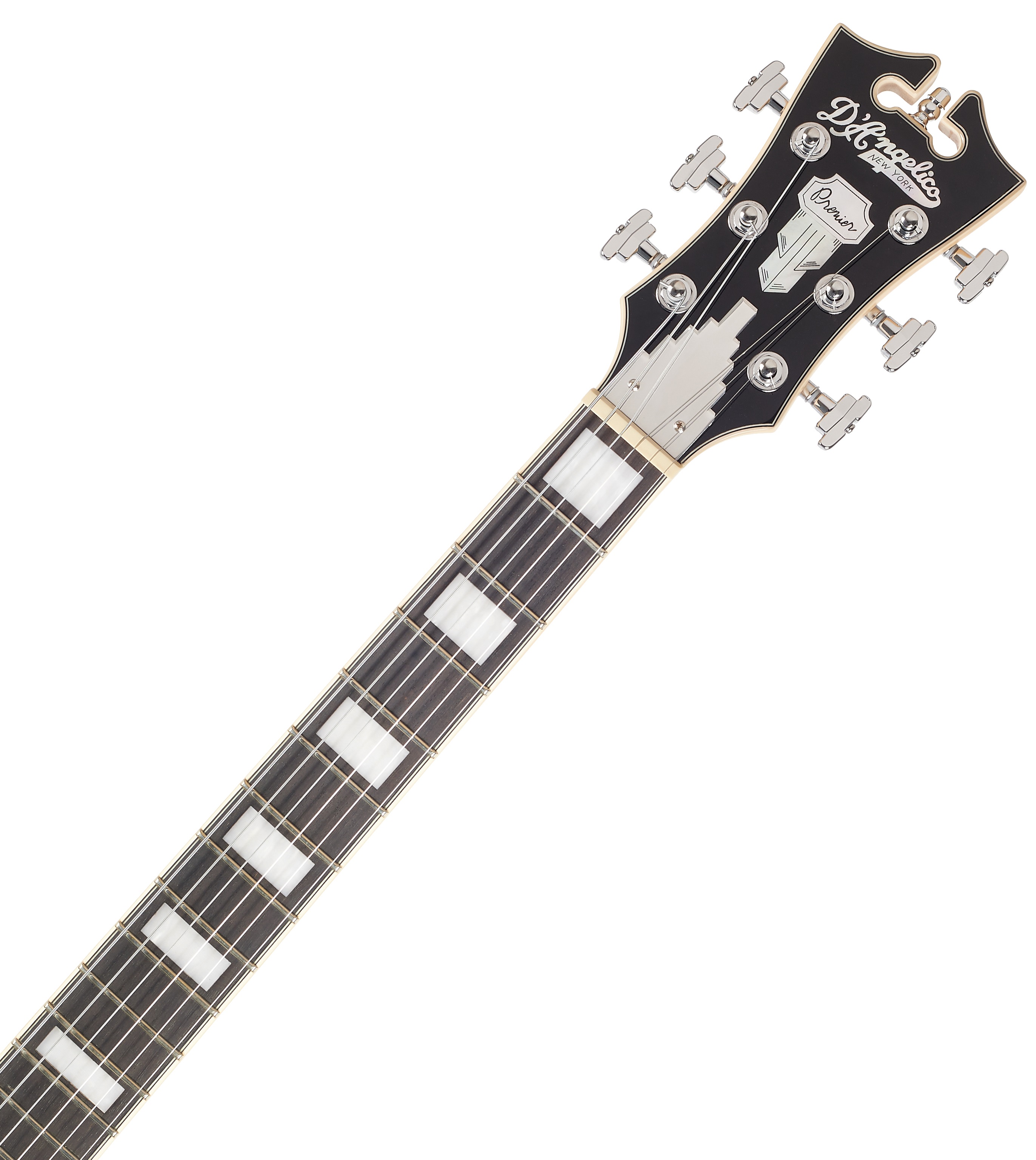D'Angelico Double Cutaway Solid Body Black Flake (obrázek 4)