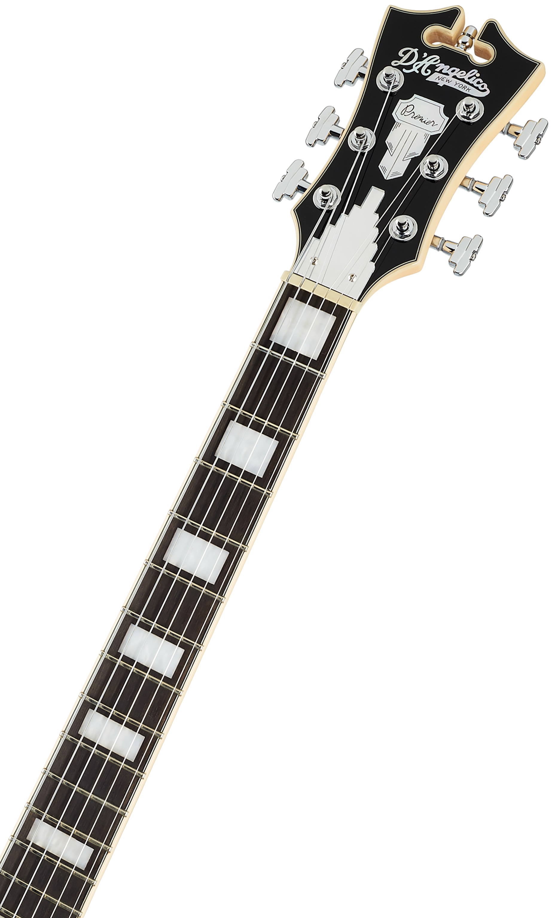 D'Angelico Double Cutaway Solid Body Sky Blue (obrázek 4)