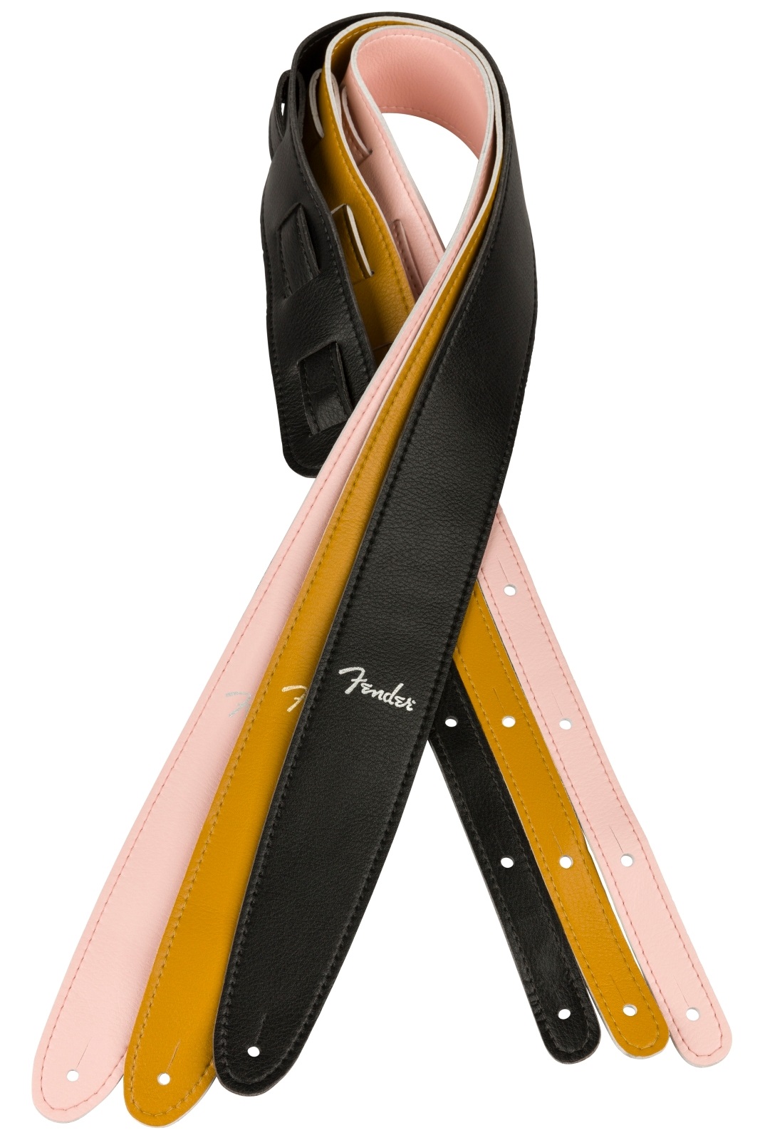 Fender Vegan Leather Strap, Shell Pink, 2.5" (obrázek 3)