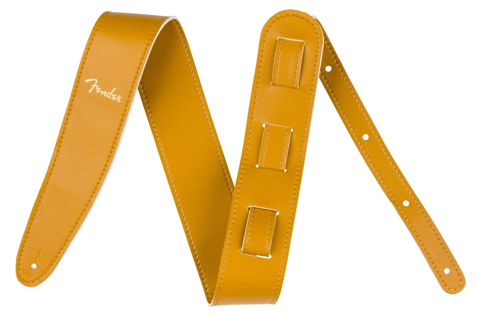 Levně Fender Vegan Leather Strap, Butterscotch, 2.5"