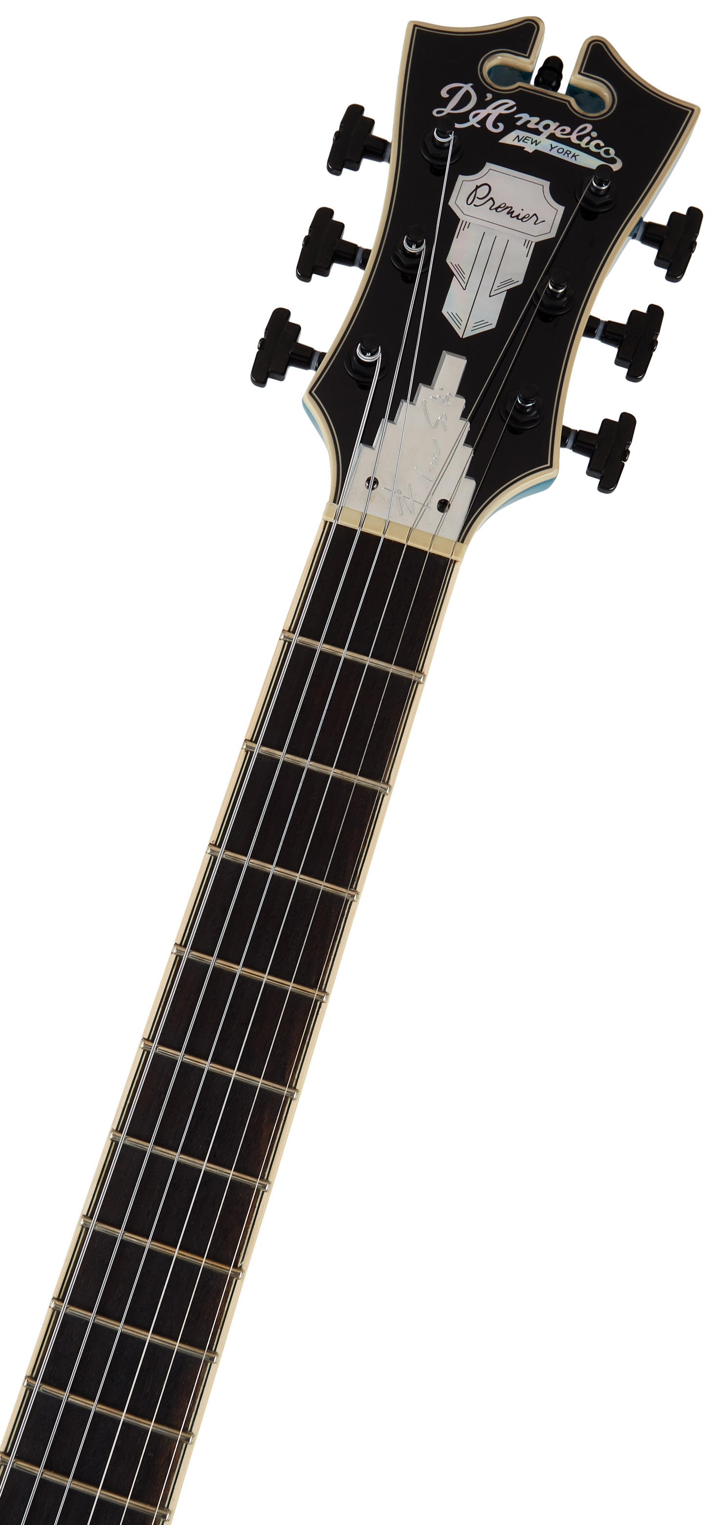 D'Angelico Premier SS Fabrizio Sotti Signature Fabrizio Blue (použité) (obrázek 4)