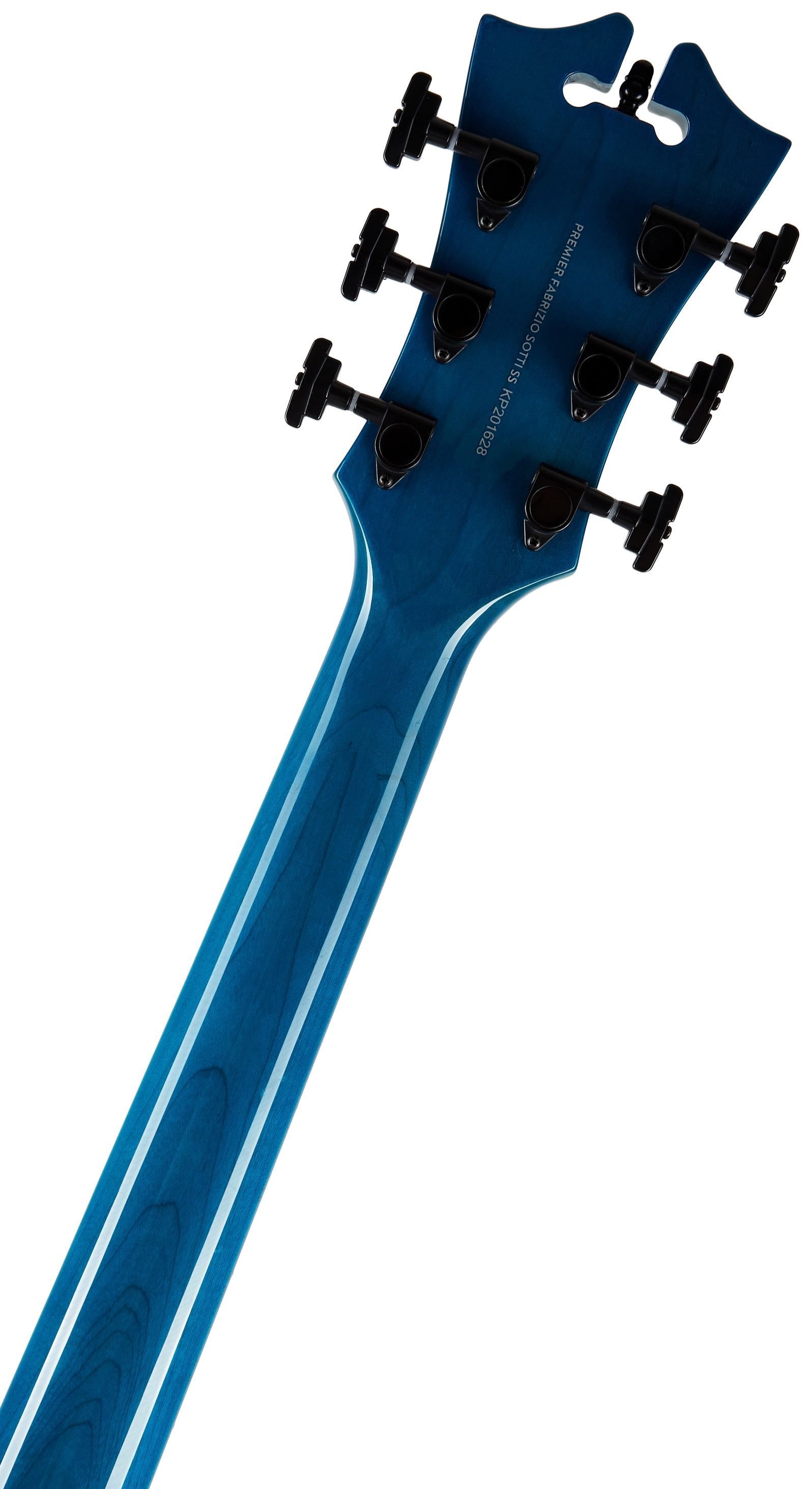 D'Angelico Premier SS Fabrizio Sotti Signature Fabrizio Blue (použité) (obrázek 5)