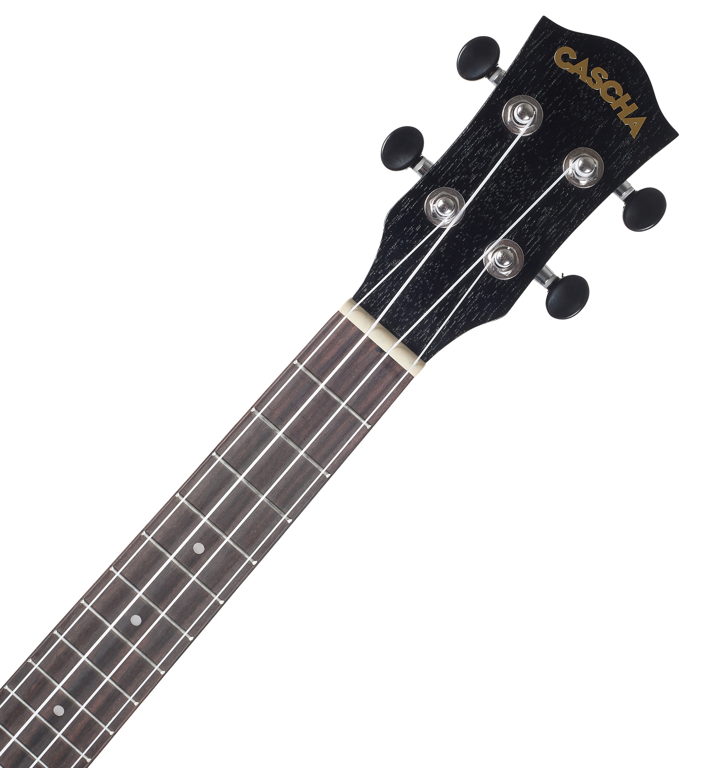 Cascha HH 2305 Premium Mahogany Ukulele Set Black (obrázek 4)
