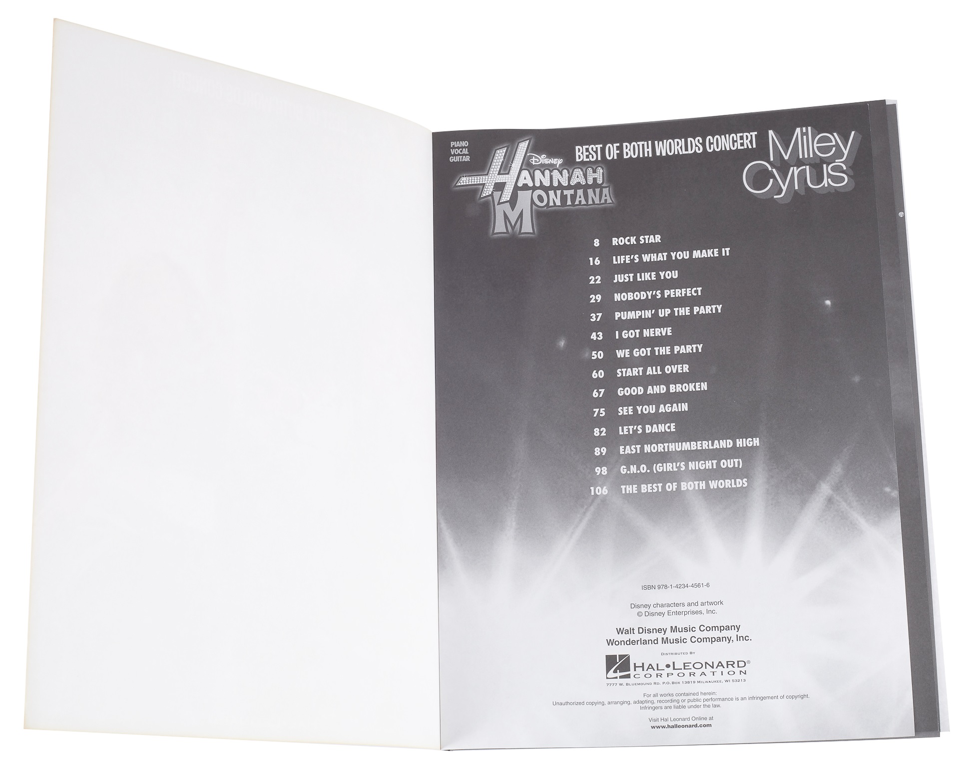 MS Hannah Montana/Miley Cyrus: Best of Both Worlds Concert (PVG) (obrázek 3)