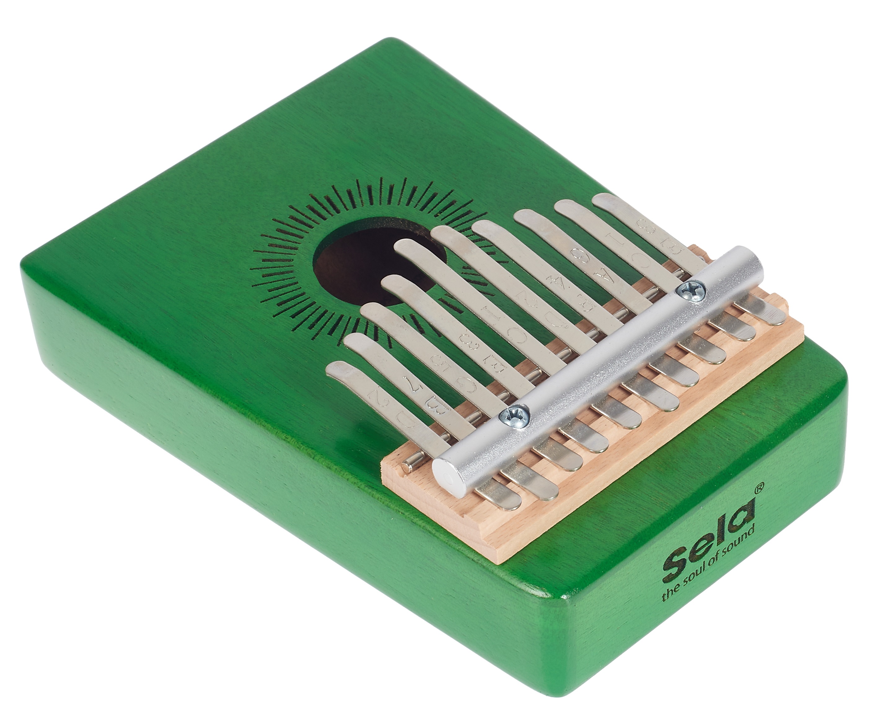 Sela Kalimba Mahogany 10 Green (obrázek 4)