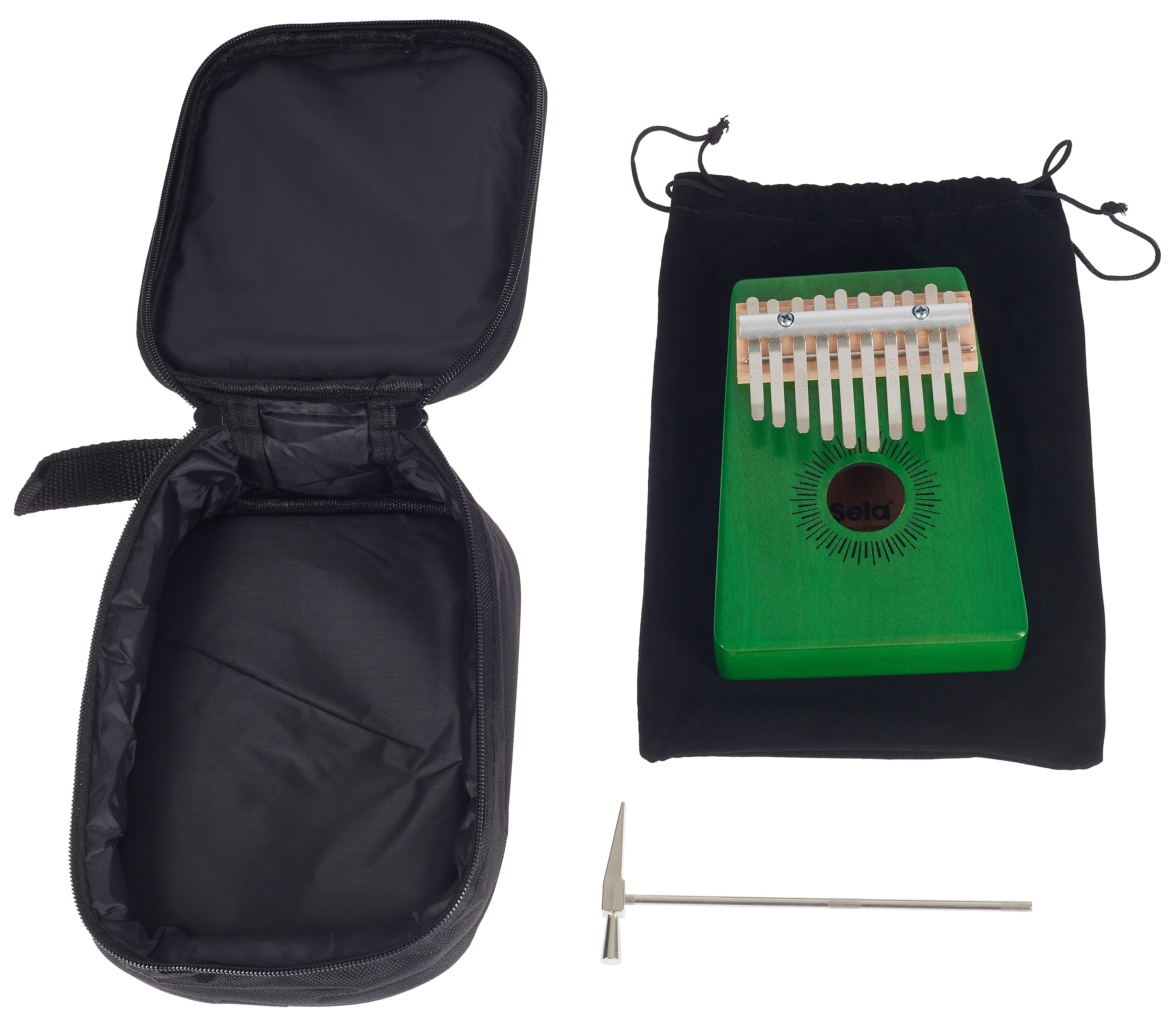 Sela Kalimba Mahogany 10 Green (obrázek 5)