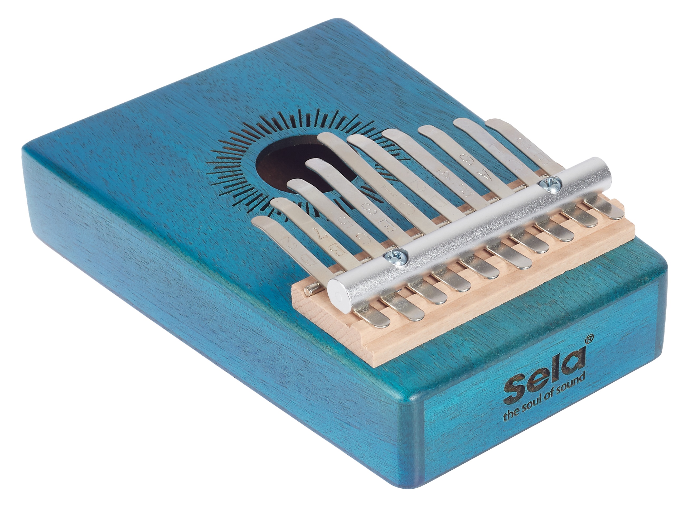 Sela Kalimba Mahogany 10 Blue (obrázek 4)