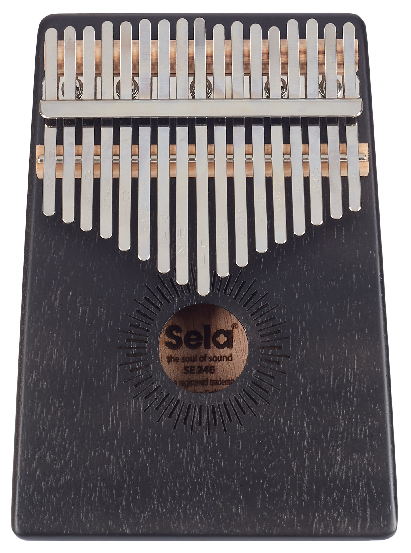 Levně Sela Kalimba Mahogany 17 Black