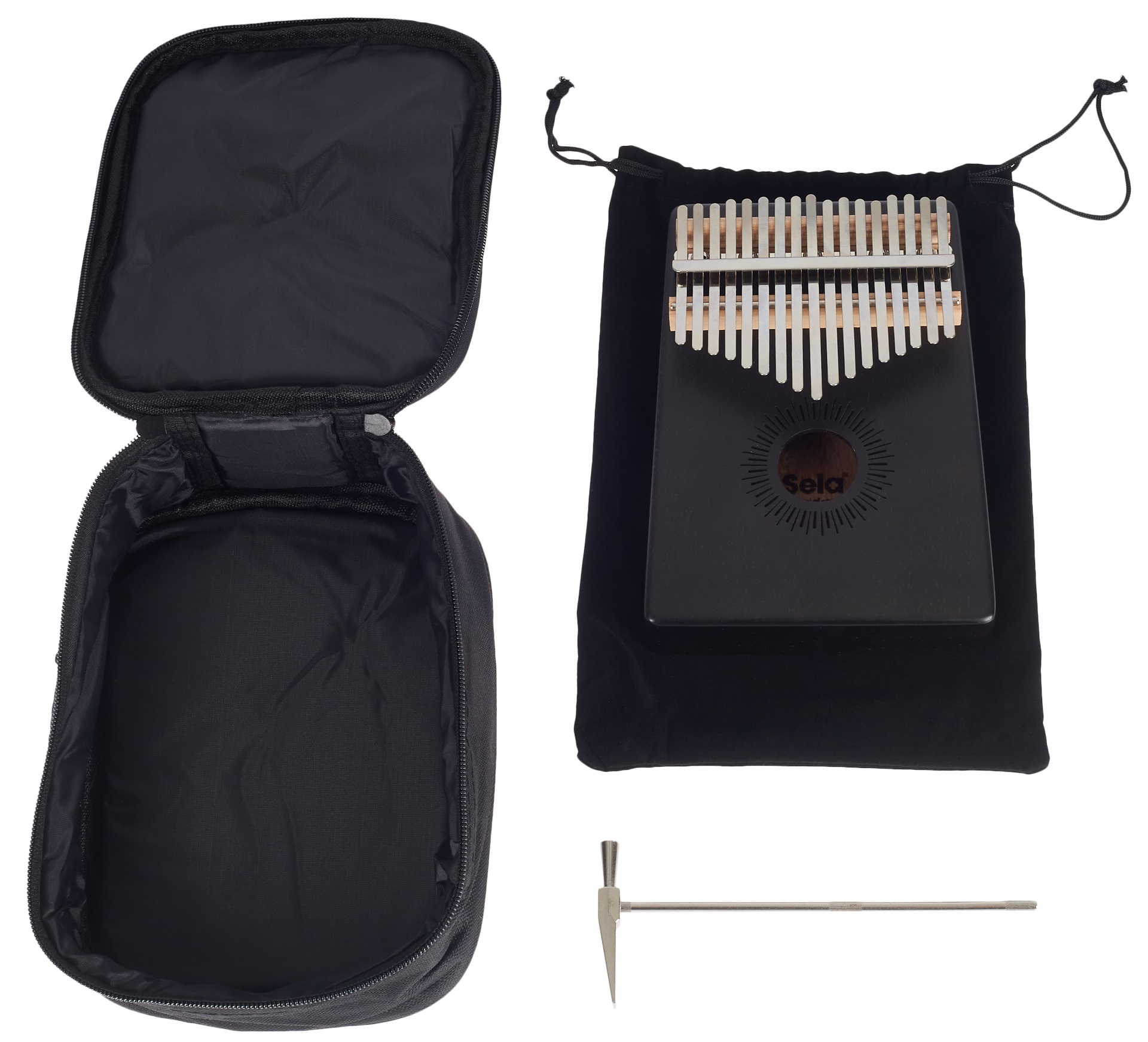 Sela Kalimba Mahogany 17 Black (obrázek 5)