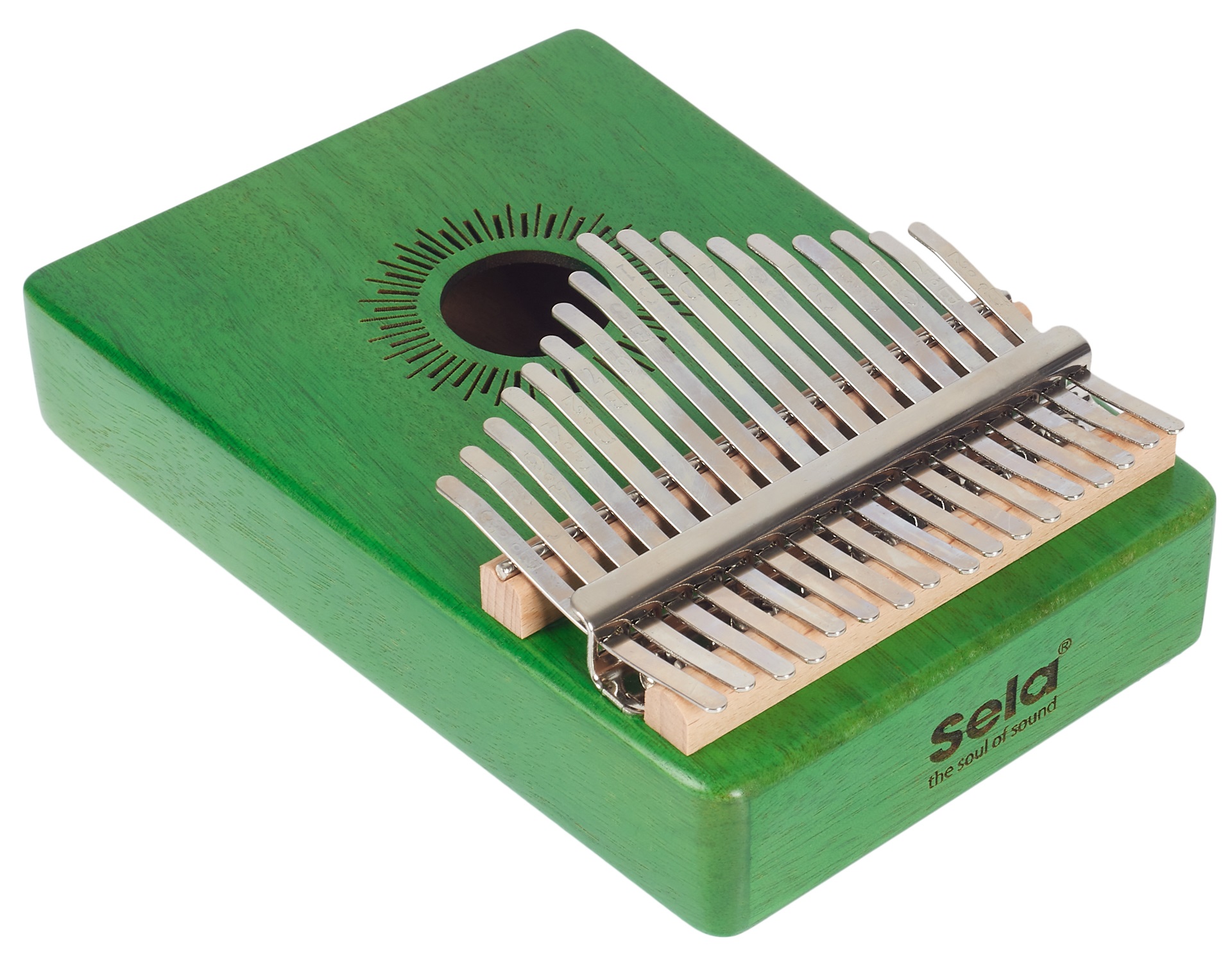 Sela Kalimba Mahogany 17 Green (obrázek 4)