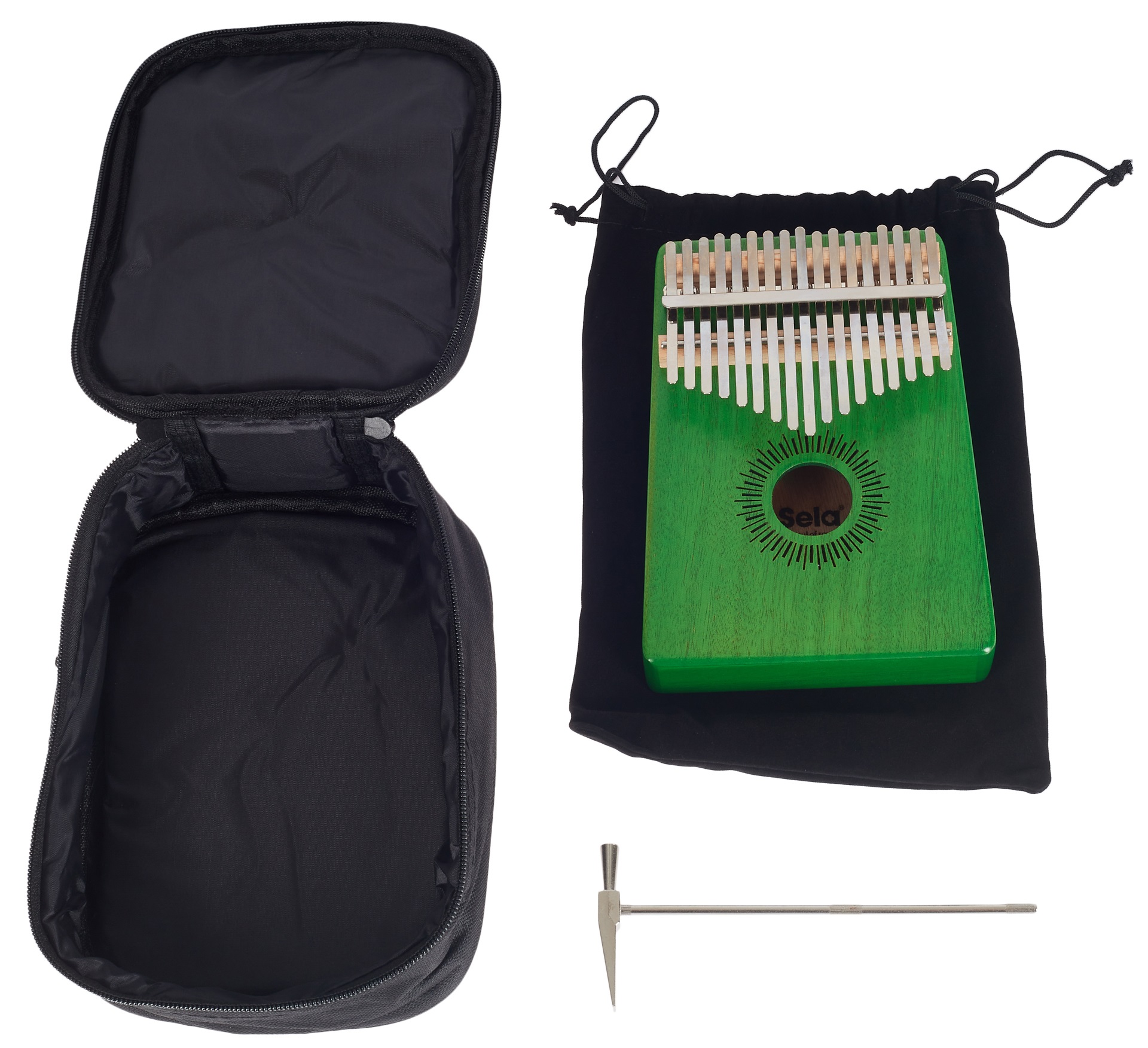 Sela Kalimba Mahogany 17 Green (obrázek 5)