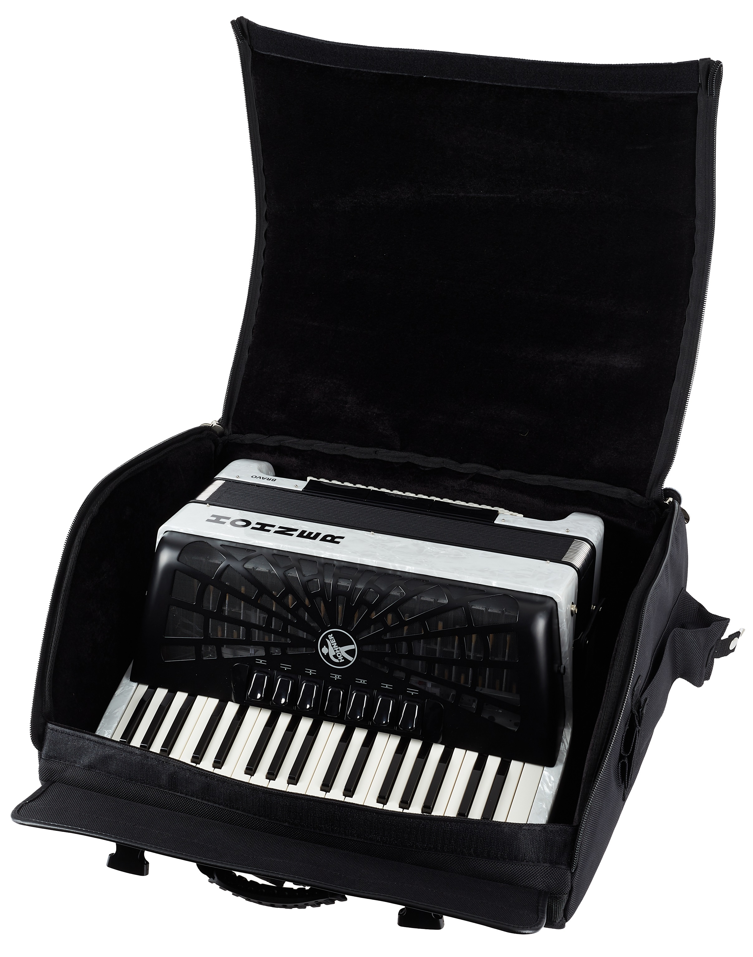 Hohner Bravo III 96 white (SilentKey) (obrázek 5)