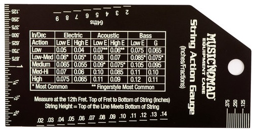 Levně Music Nomad Precision String Action Gauge