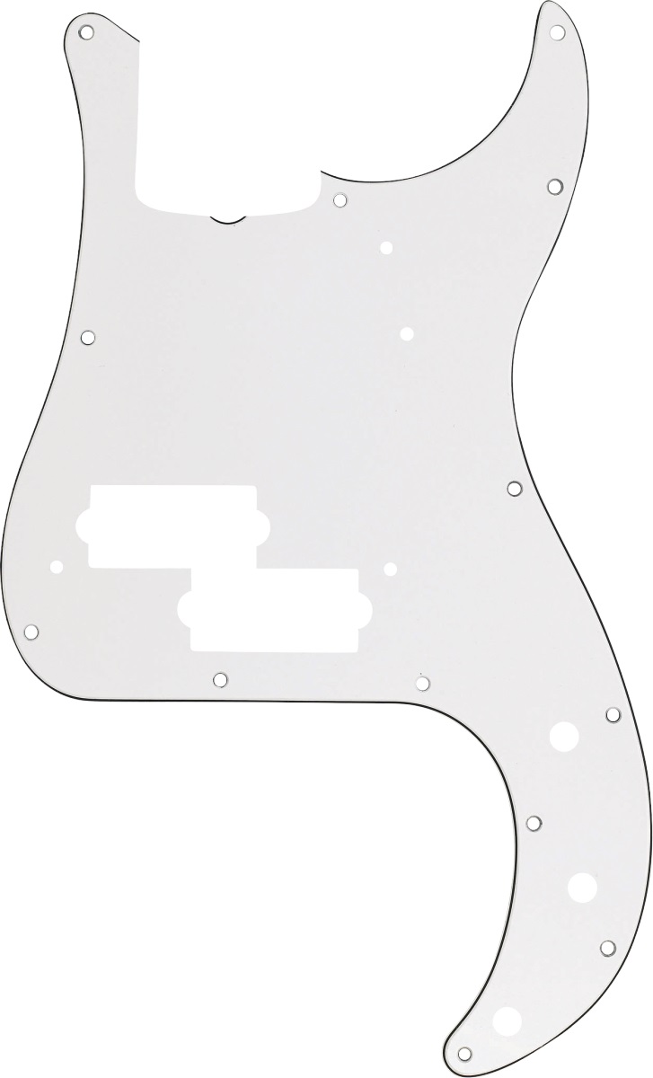 Levně Fender Pickguard, Precision Bass 13-Hole Vintage Mount (with Truss Rod
