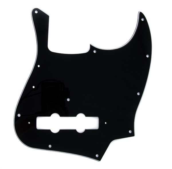Levně Fender Pure Vintage Pickguard, Jazz Bass '70s, 10-Hole Mount, Black, 3