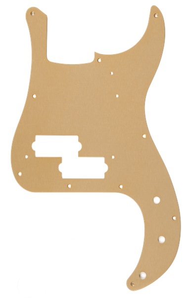 Levně Fender Pure Vintage Pickguard, '58 P Bass, 10-Hole Mount, Gold Anodize