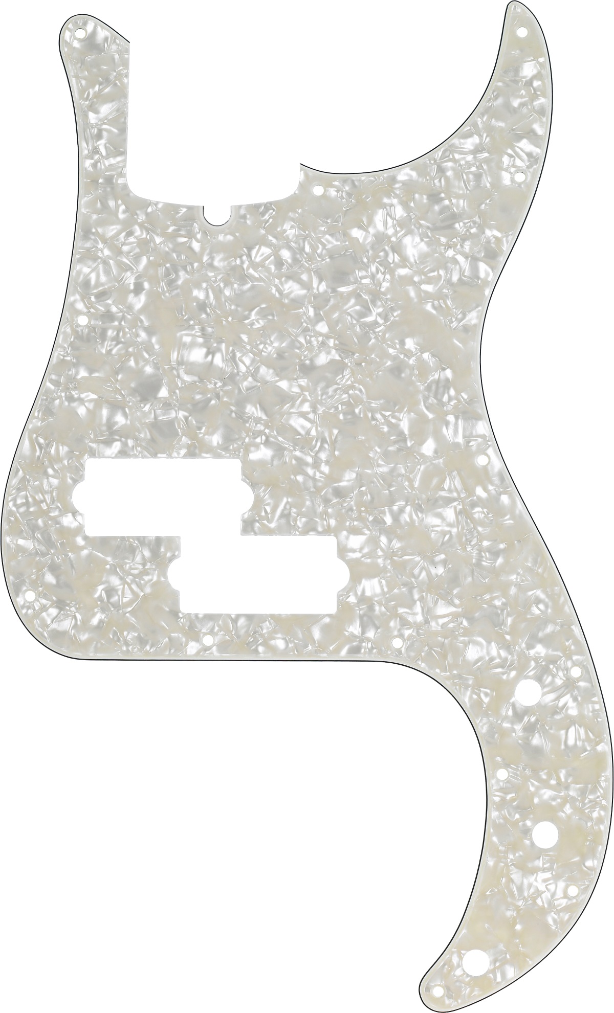 Levně Fender Pickguard, Precision Bass 13-Hole Mount with Truss Rod Notch, W
