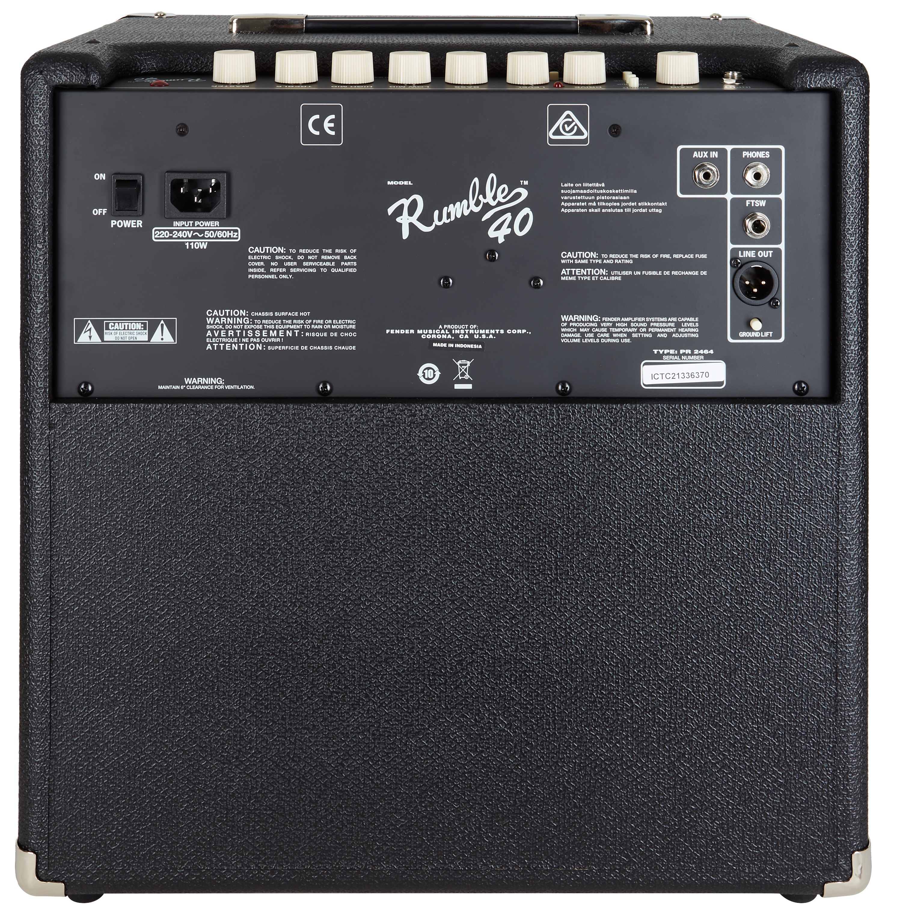 Fender Rumble 40 V3 (obrázek 6)