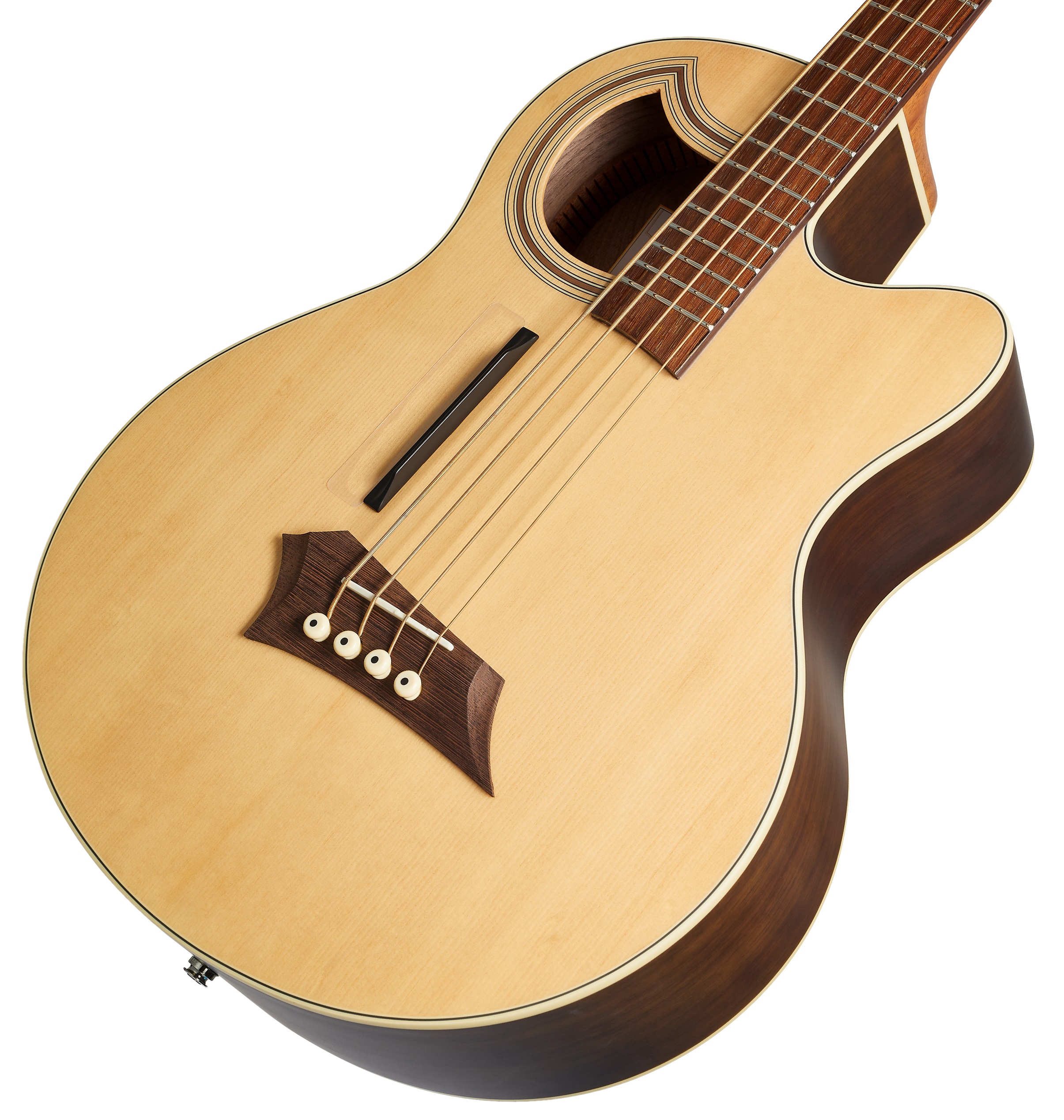 Warwick Rockbass Alien Deluxe, 4-String - Natural Transparent Satin (obrázek 3)