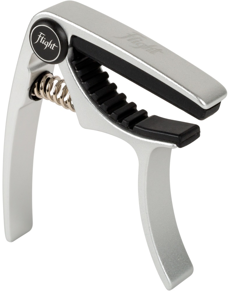 Levně Flight Ukulele Capo Silver