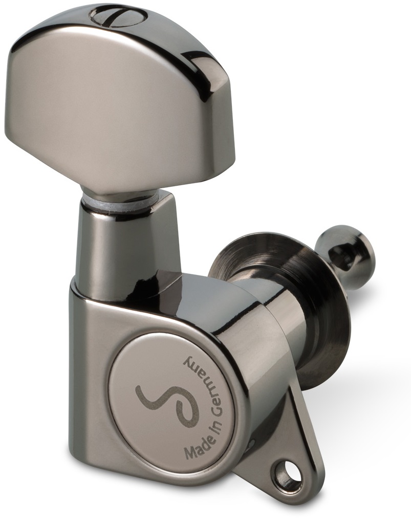 Levně Schaller M6 Tuners 135 Mount 3 Left + 3 Right Ruthenium