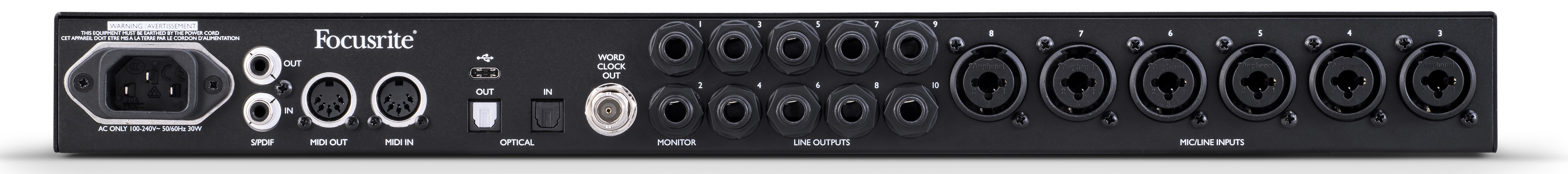 Focusrite Clarett+ 8Pre (obrázek 5)