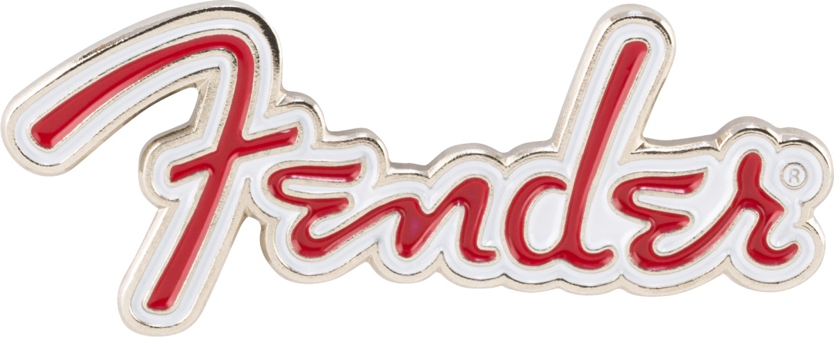 Levně Fender Red Logo Enamel Pin
