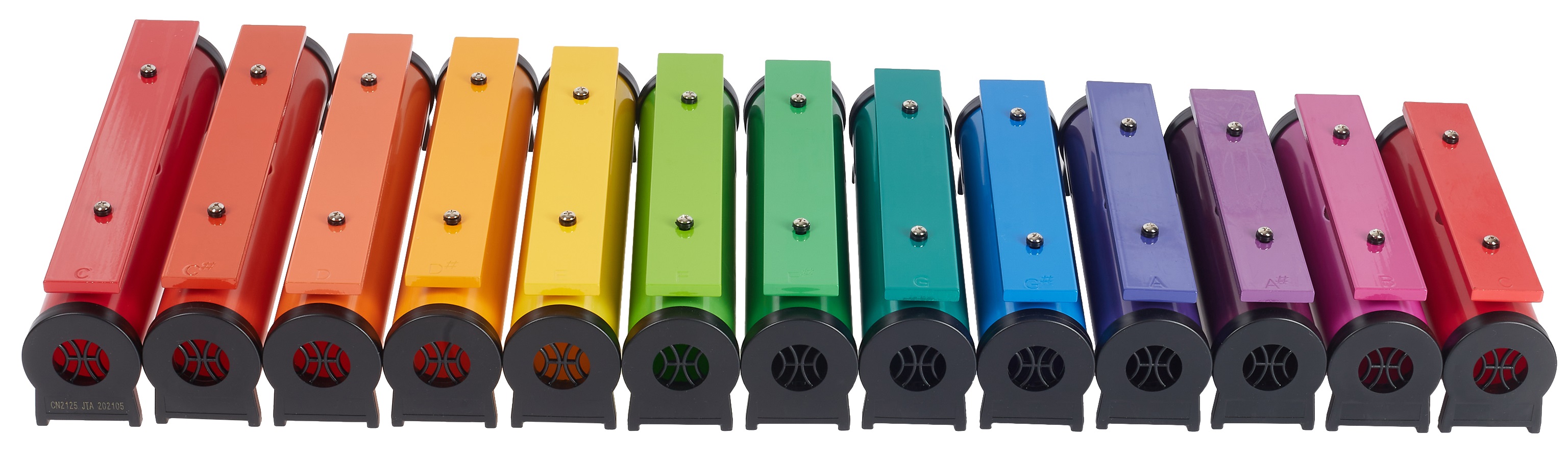 Boomwhackers Chroma-Notes Resonator Bells Complete Set (obrázek 3)