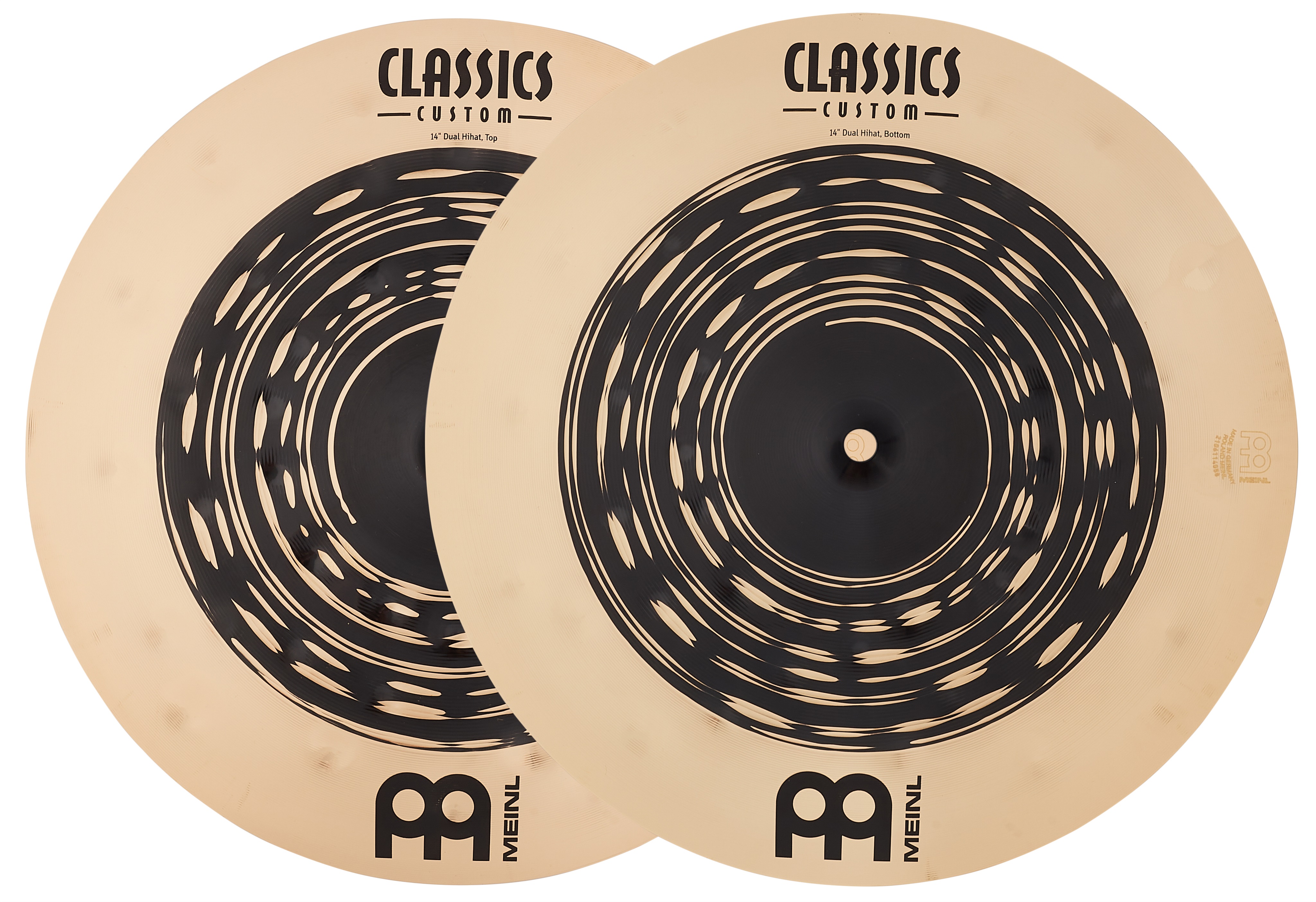Levně Meinl 14" Classics Custom Dual Hihat