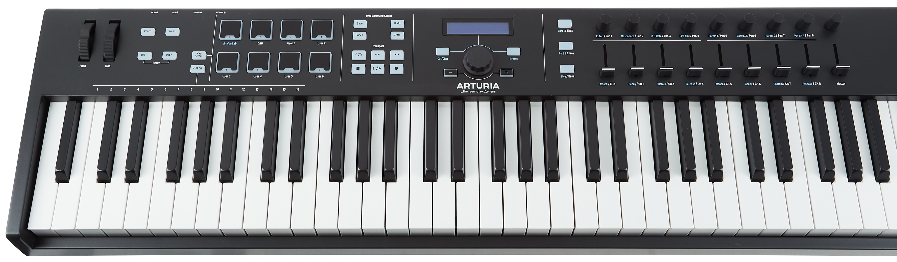 Arturia KeyLab Essential 88 Black Edition (obrázek 6)