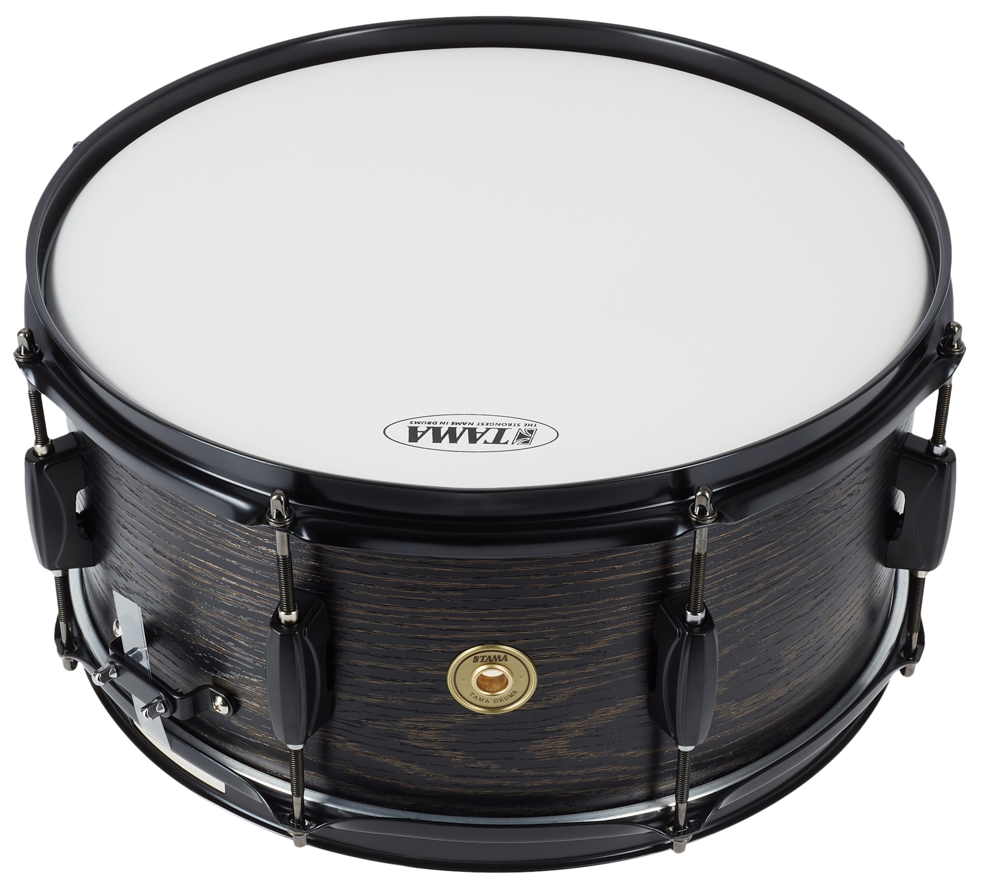 Tama 14" x 6,5" Woodworks Black Oak Wrap Snare Drum (obrázek 3)