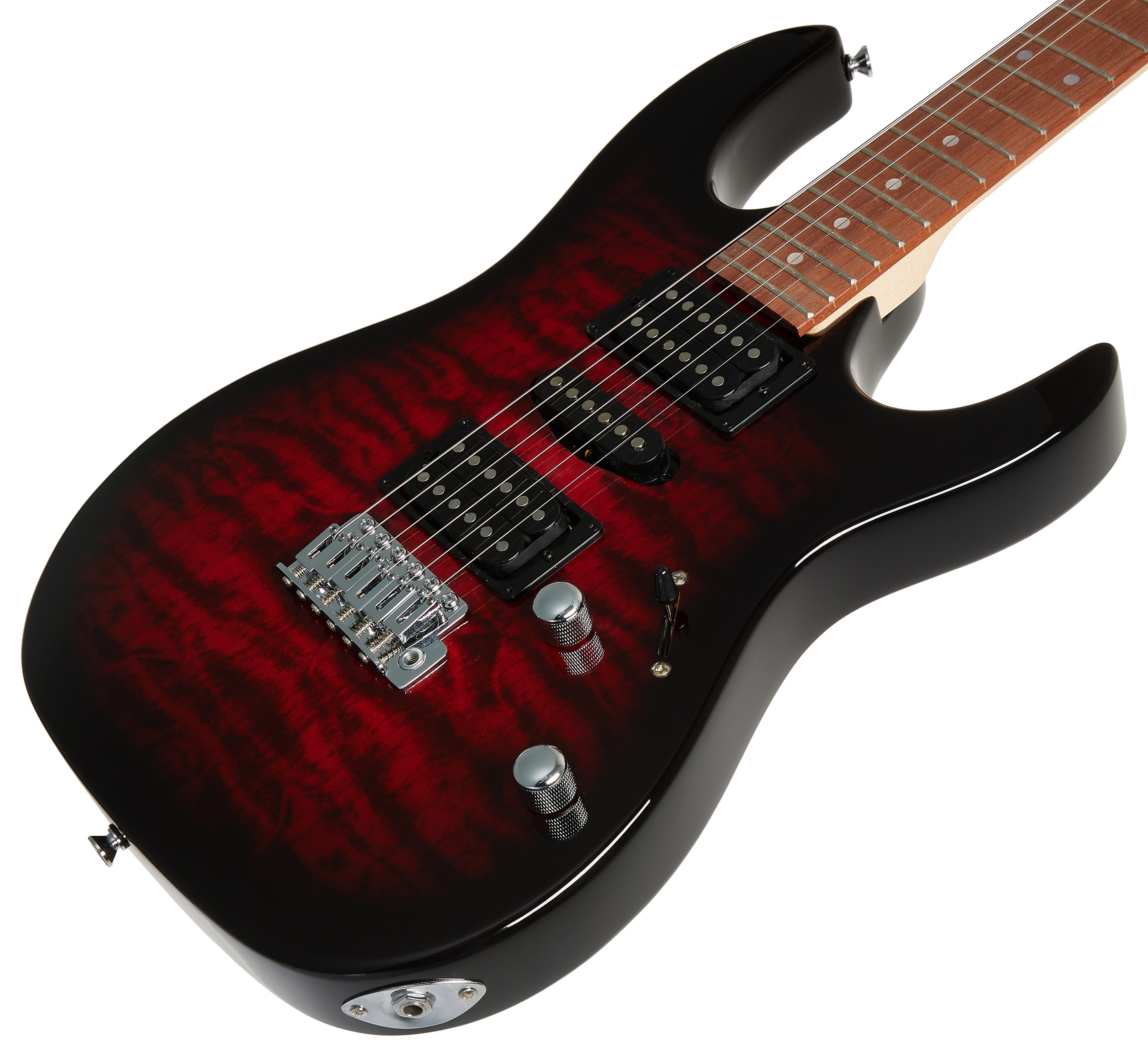 Ibanez GRX70QA Transparent Red Burst (obrázek 3)