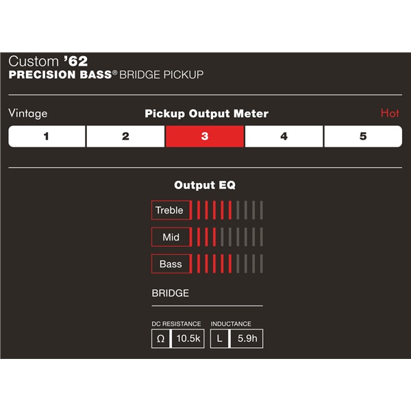 Fender Custom Shop 62 Precision Bass Pickup, Black (obrázek 3)