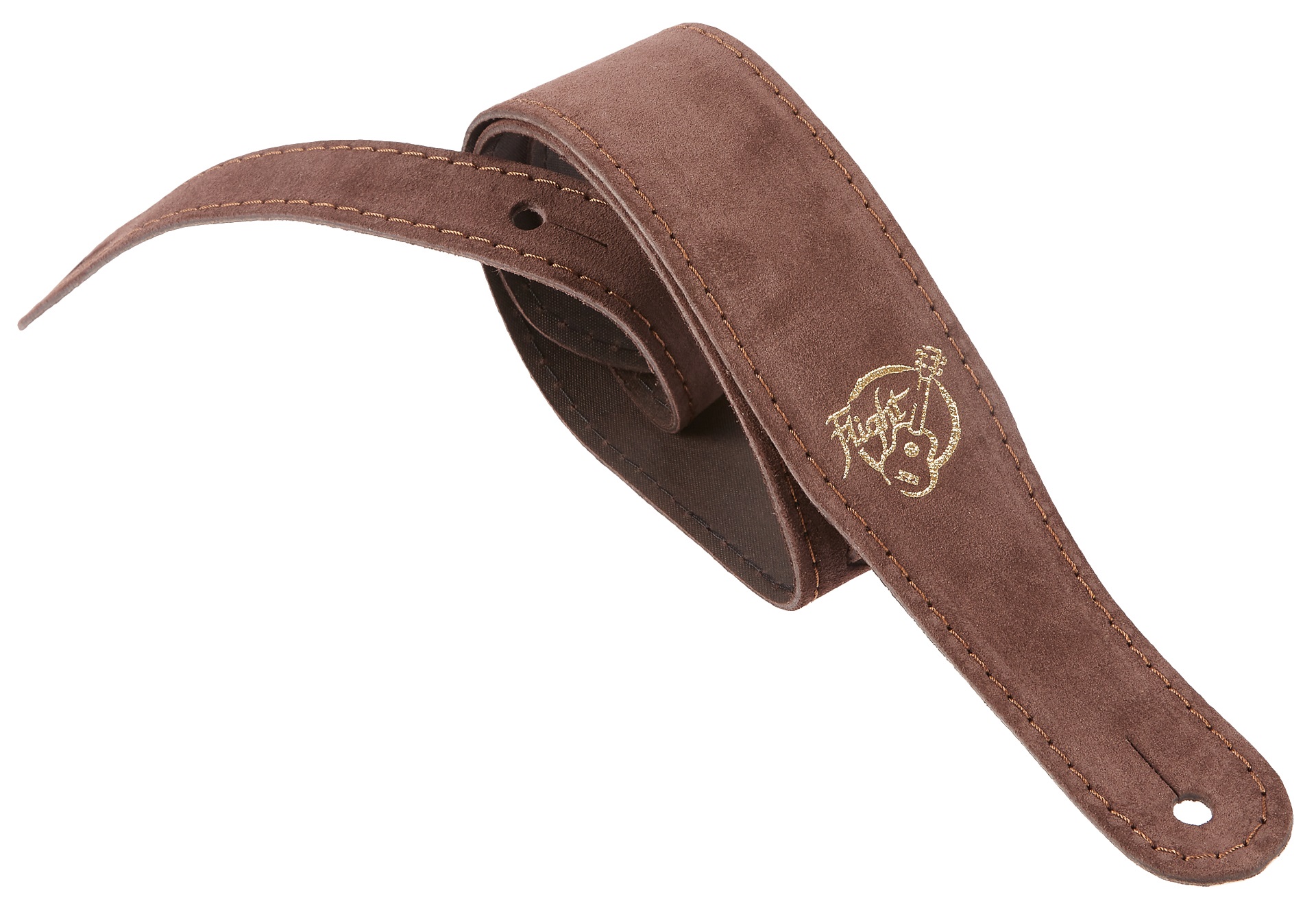 Levně Flight S43 Brown Suede Ukulele Strap