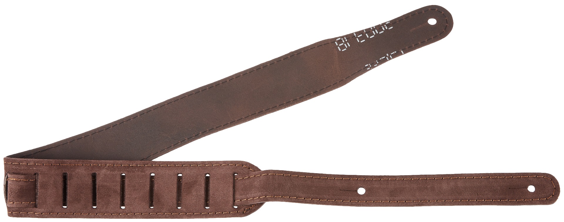 Flight S43 Brown Suede Ukulele Strap (obrázek 3)