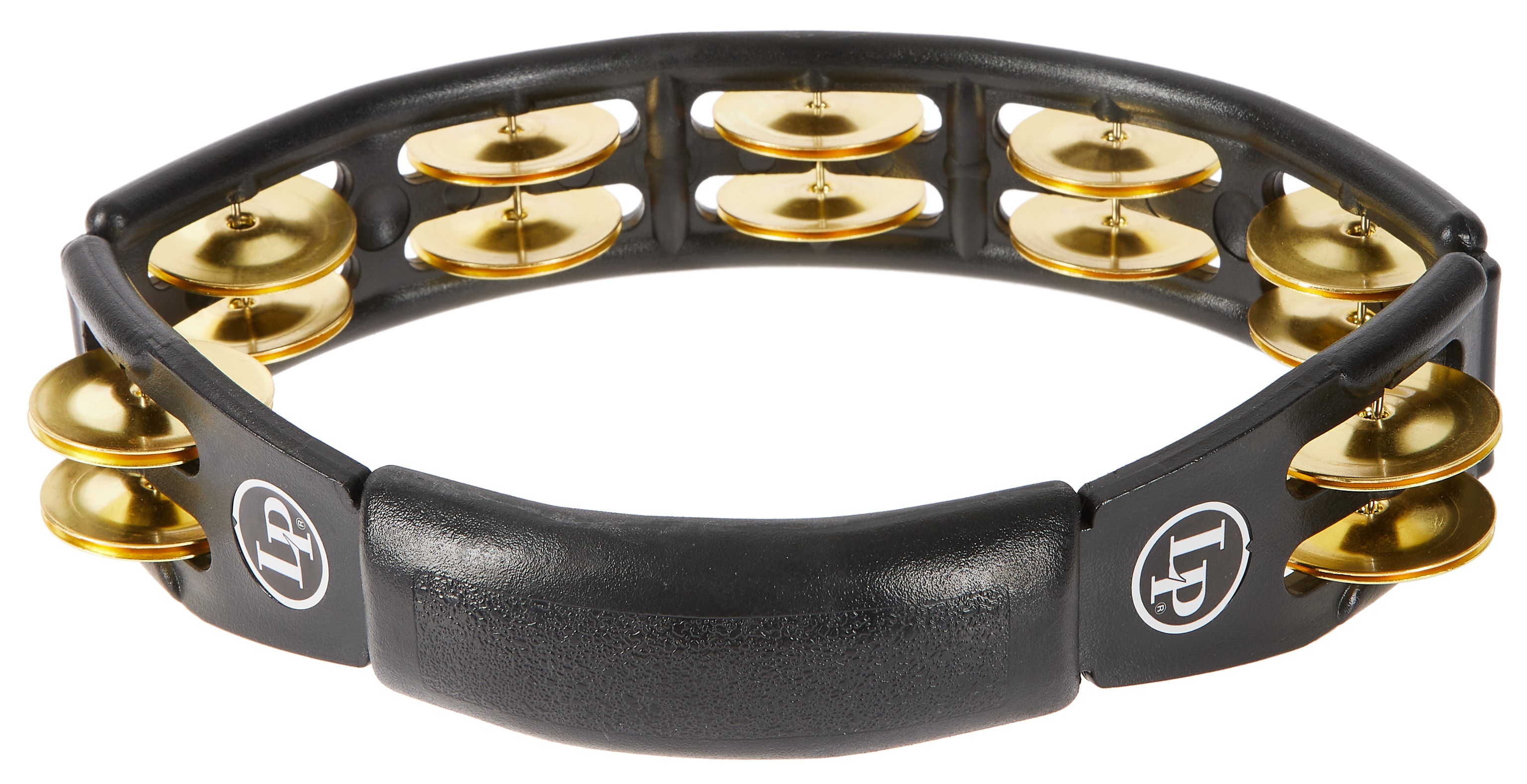 Latin Percussion Cyclops Tambourine Brass Jingles Black Hand Held (obrázek 4)