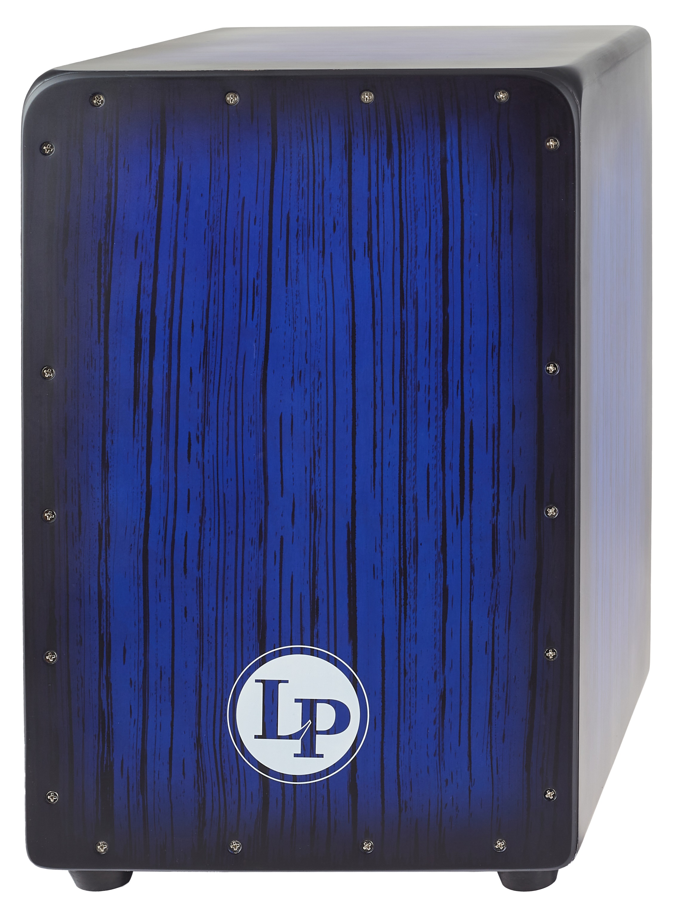 Latin Percussion Aspire Series Blue Burst Streak Cajon